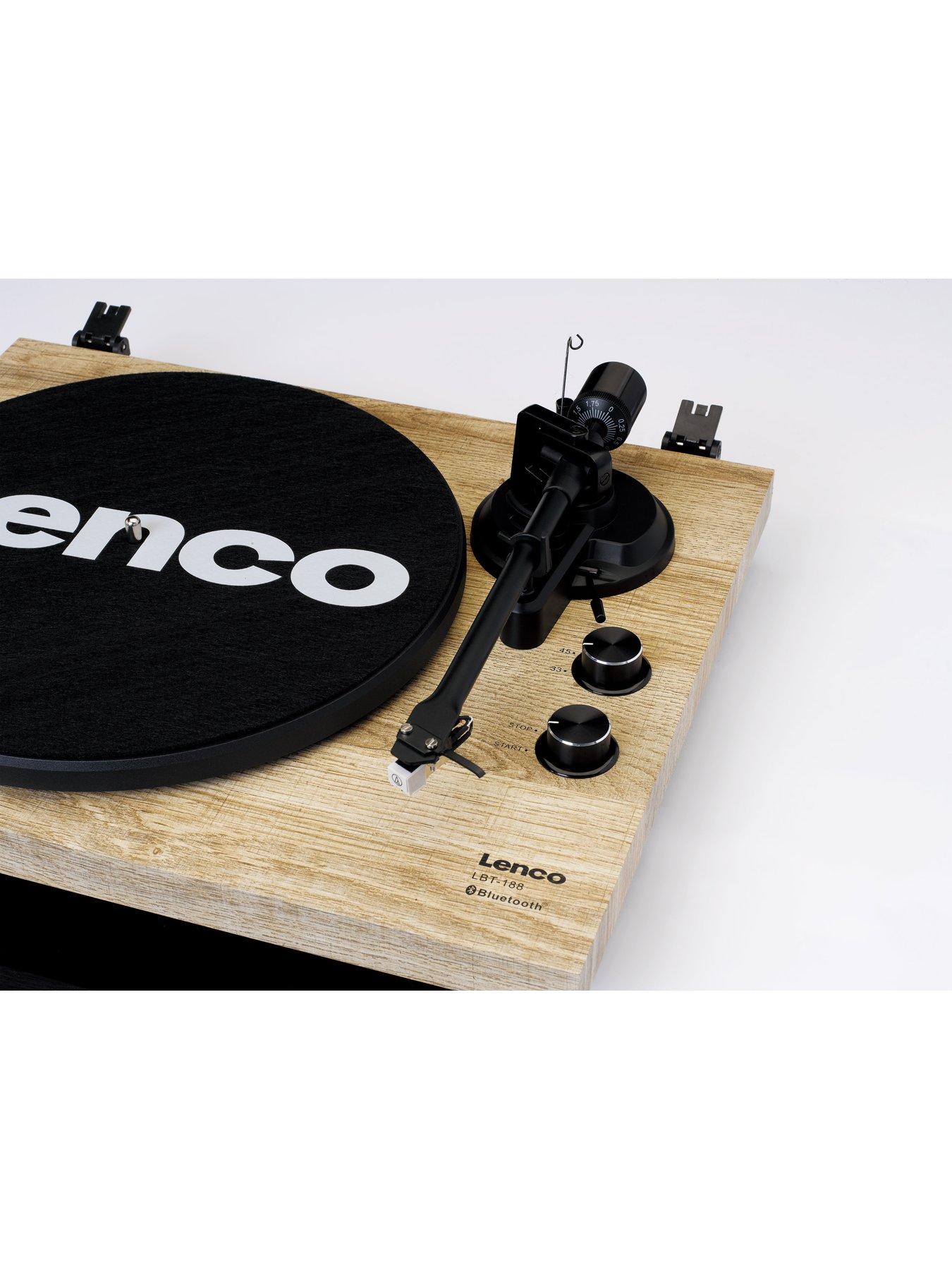  image of lenco-lbt-188-pine-turntable-with-bluetooth