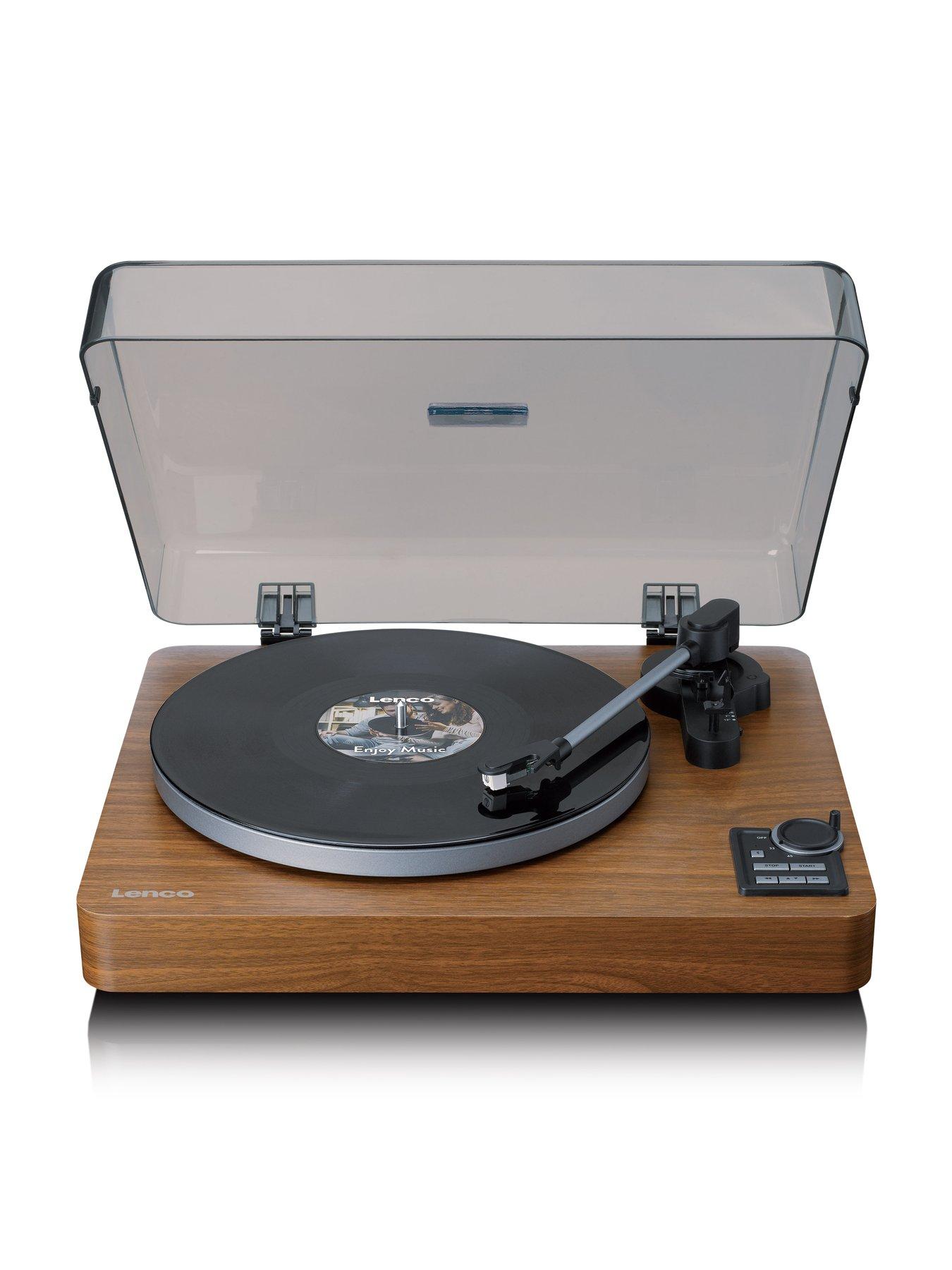  image of lenco-lbta-165wd-full-automatic-turntable-with-bluetooth-wood
