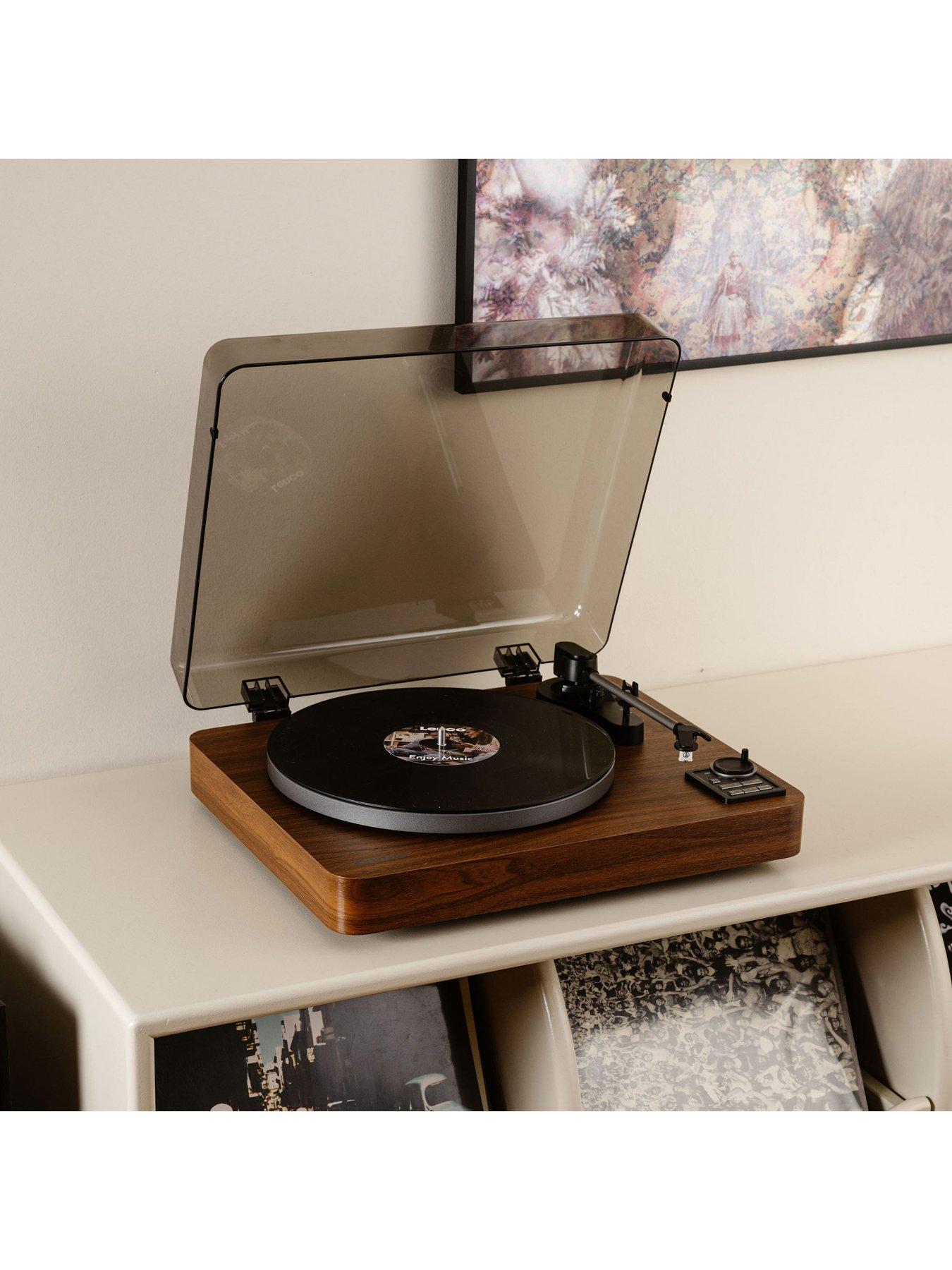  image of lenco-lbta-165wd-full-automatic-turntable-with-bluetooth-wood