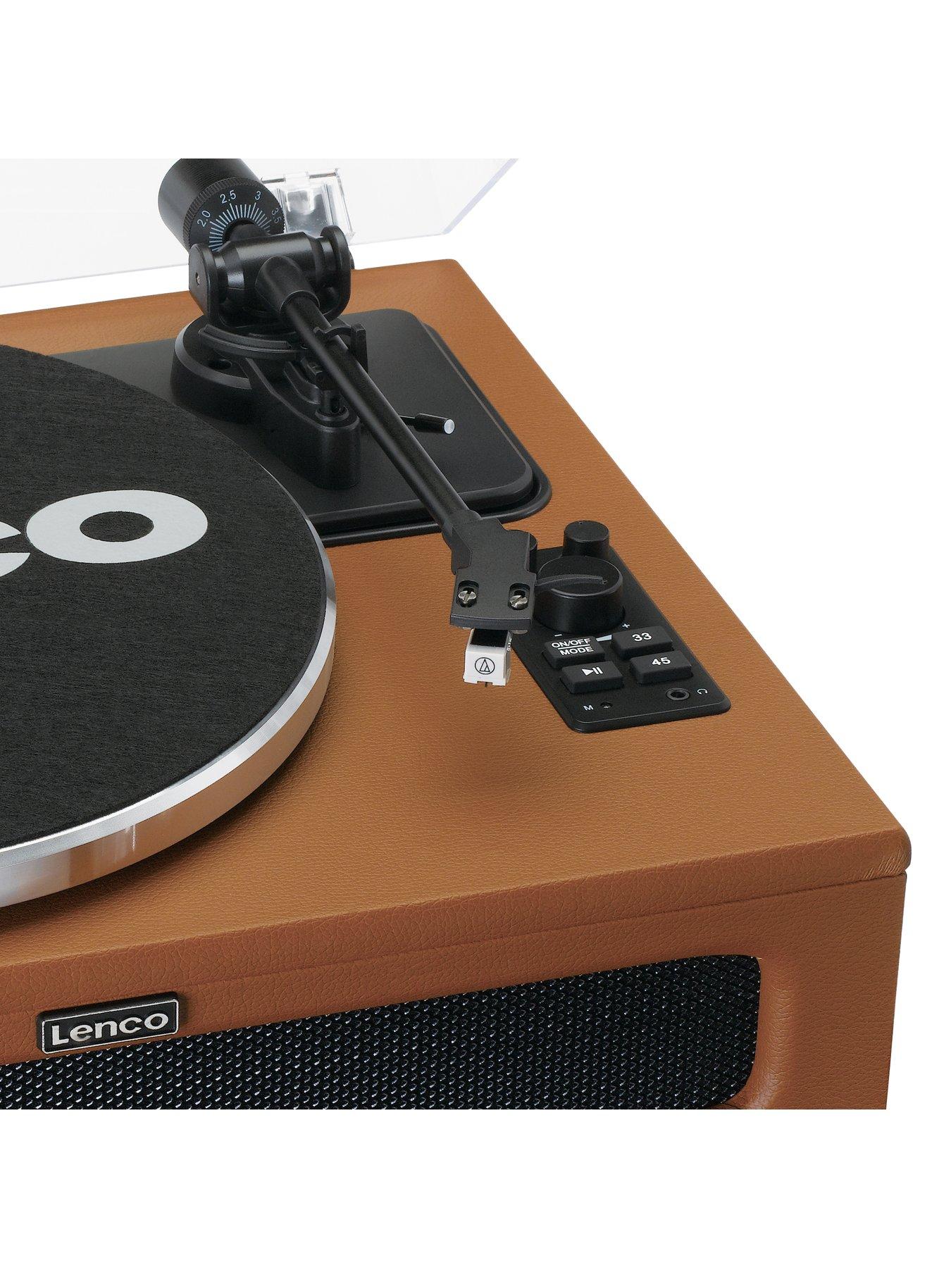 Image 4 of 7 of Lenco LS-430BN Turntable with built-in speakers - Brown