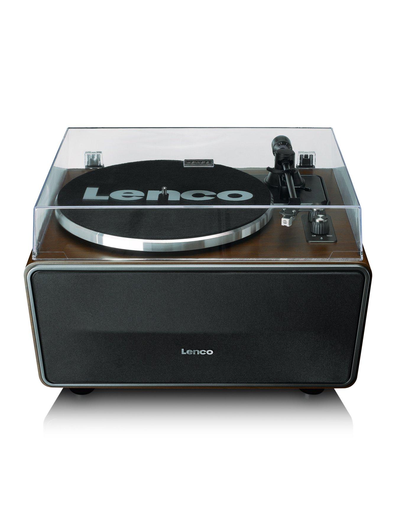 image of lenco-ls-470wa-turntable-and-70-watt-speaker-system
