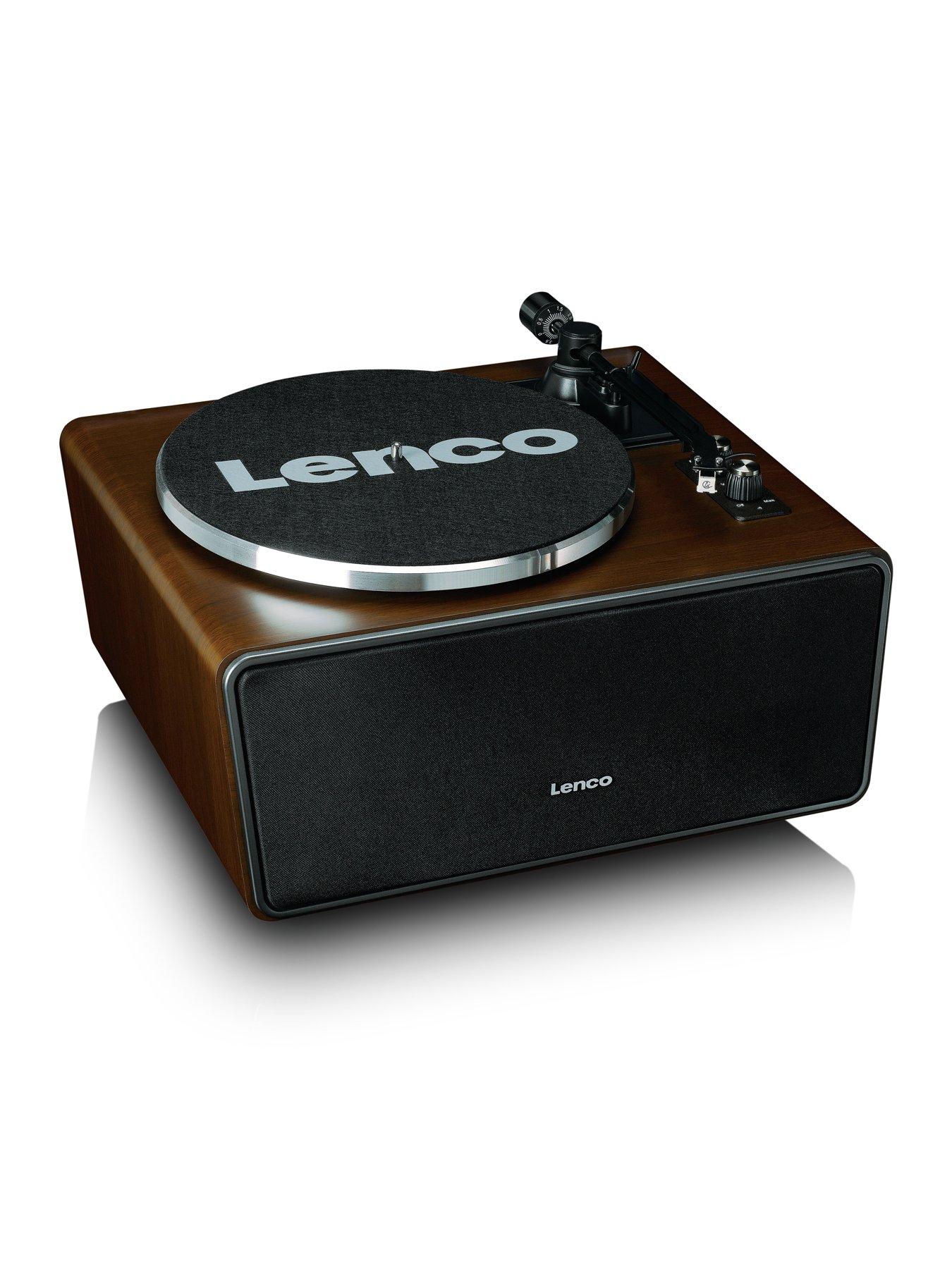  image of lenco-ls-470wa-turntable-and-70-watt-speaker-system