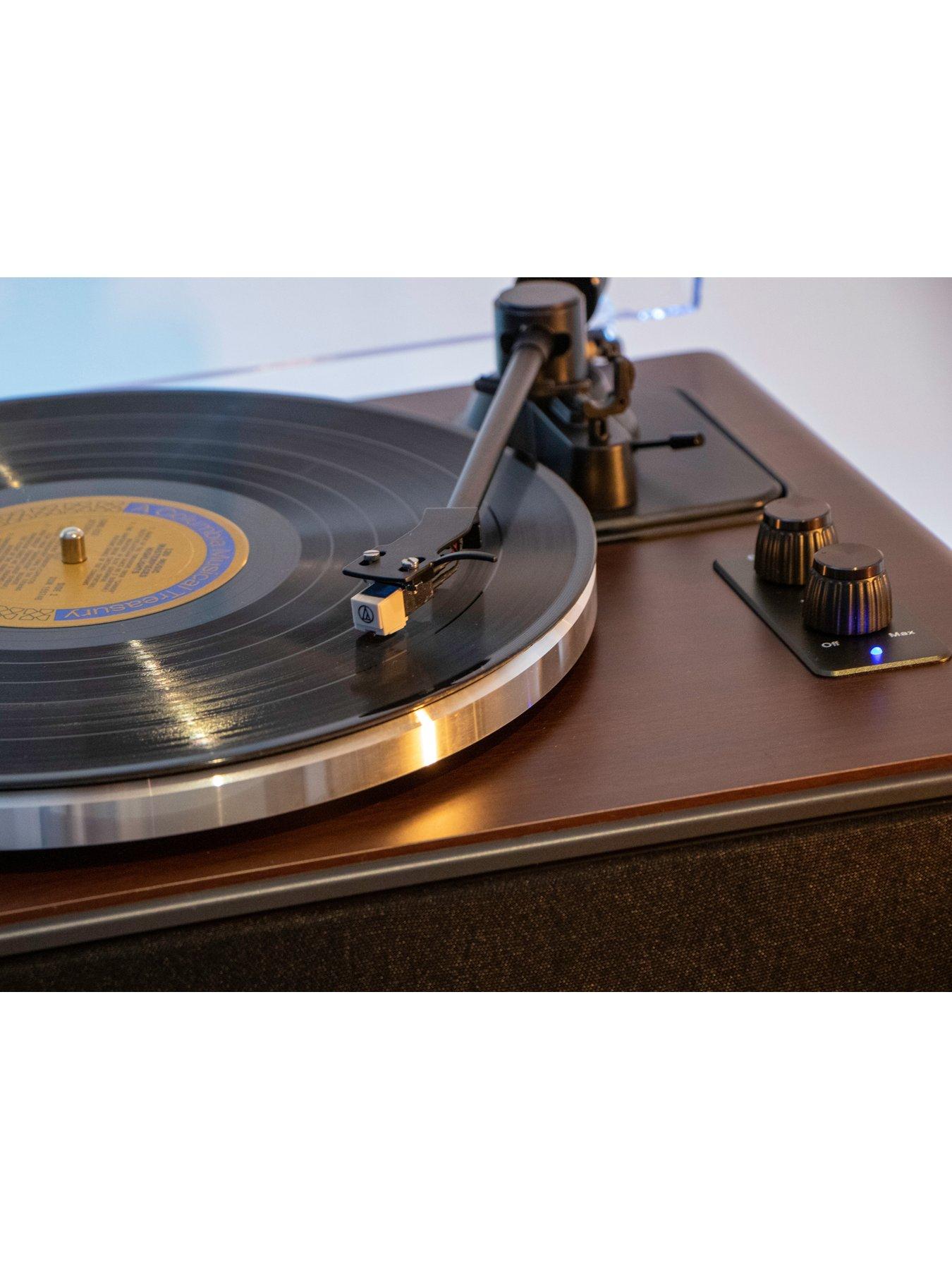  image of lenco-ls-470wa-turntable-and-70-watt-speaker-system