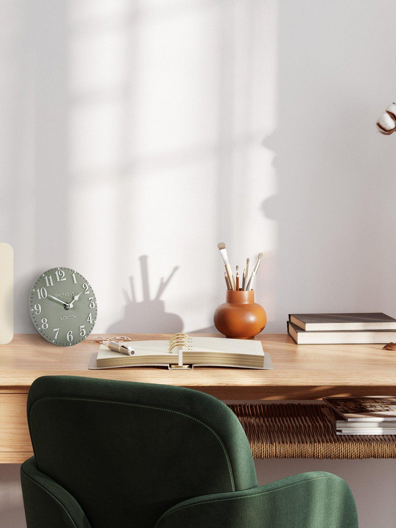 Gallery Arabic Mantel Clock Seagrass 6in