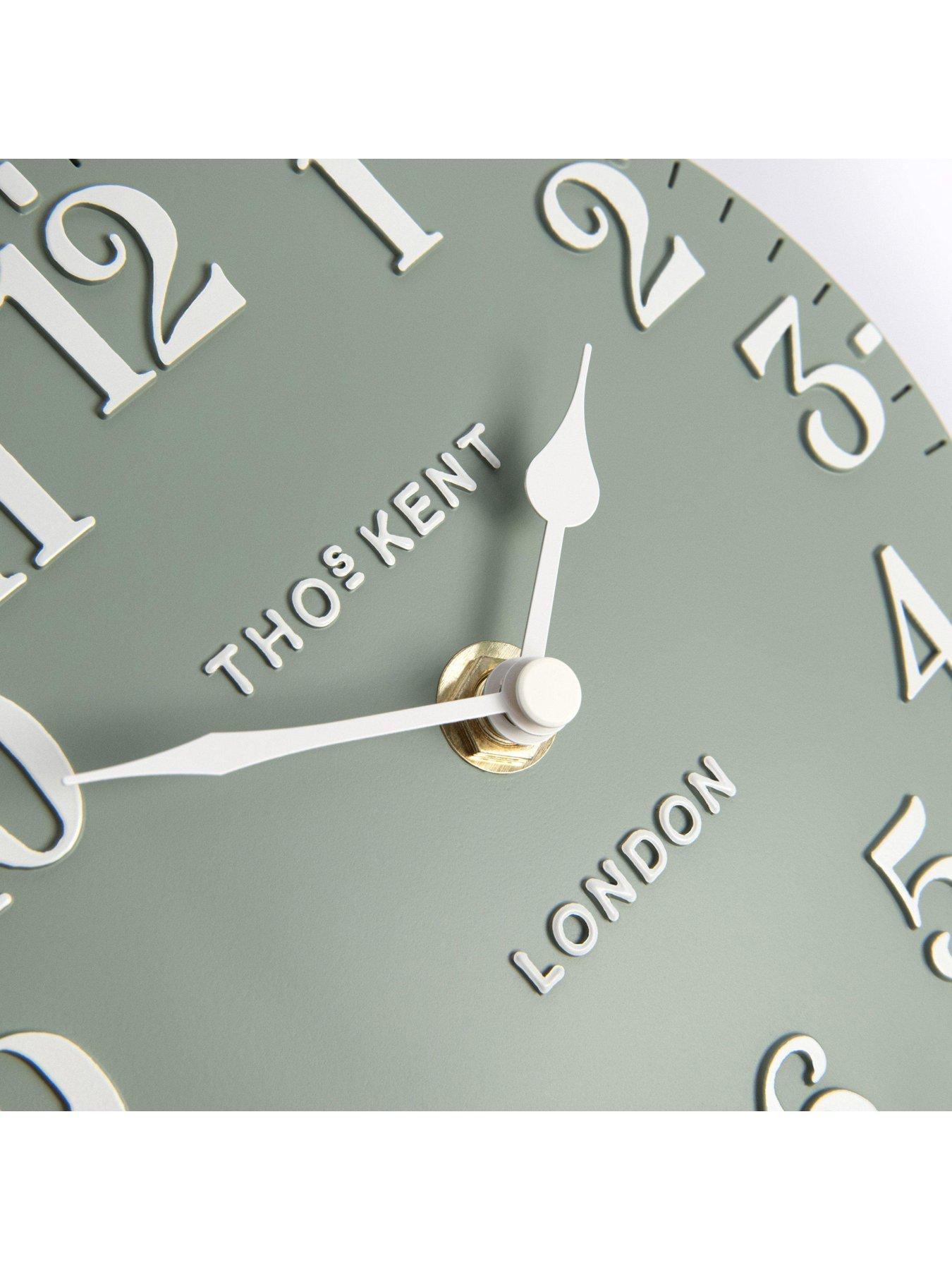  image of gallery-arabic-mantel-clock-seagrass-6in