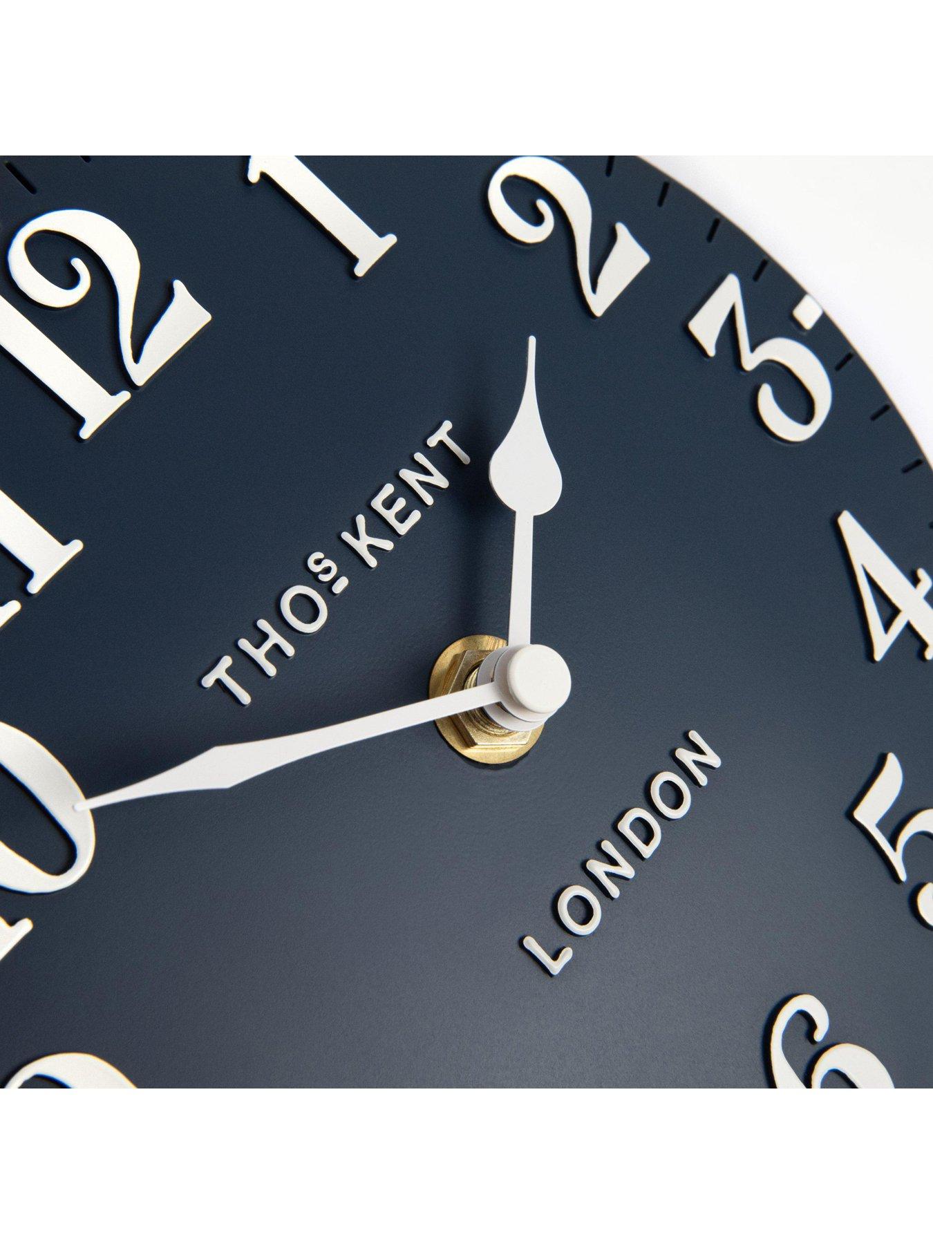  image of gallery-arabic-mantel-clock-ink-6in