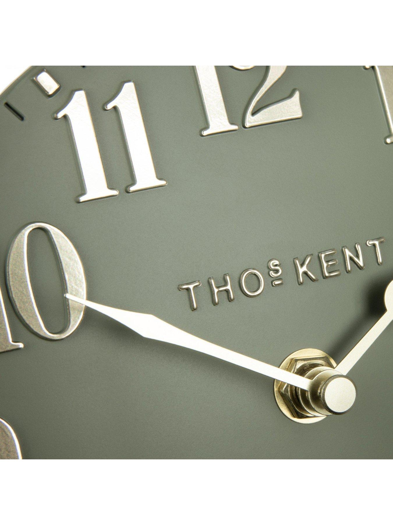  image of gallery-arabic-mantel-clock-lichen-green-6in