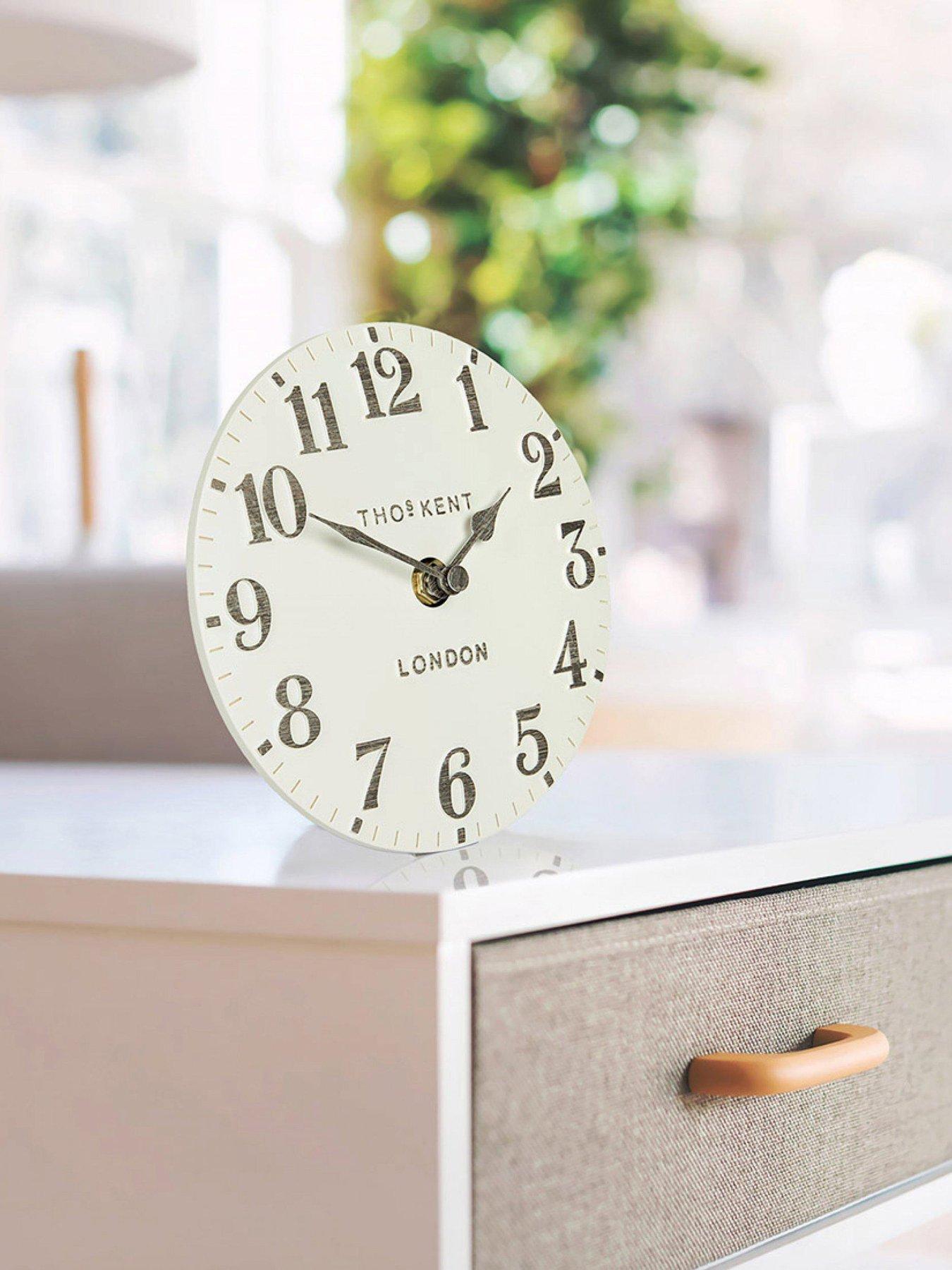 Gallery Arabic Mantel Clock Limestone 6in