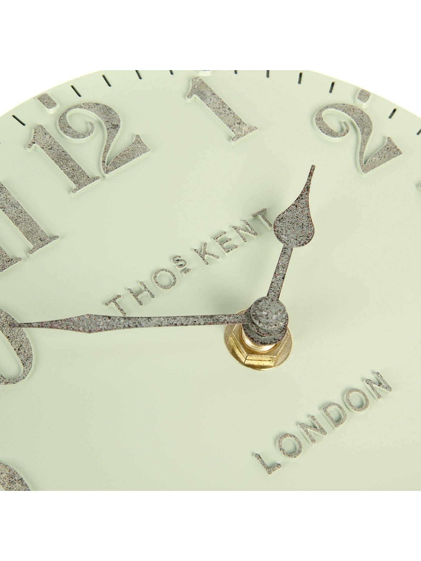 image of gallery-arabic-mantel-clock-pearl-green-6in