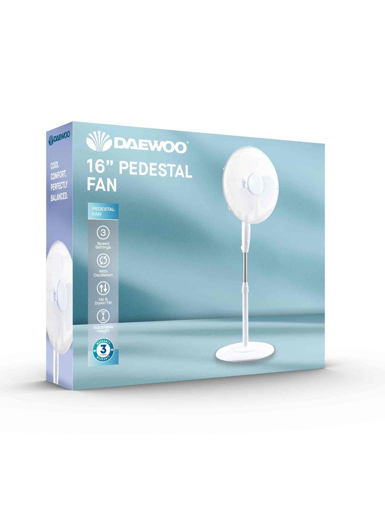  image of daewoo-16-inch-pedestal-fan-round-base
