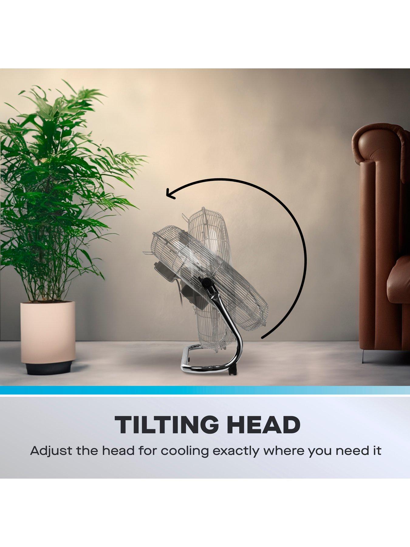  image of daewoo-18-inch-floor-fan-chrome