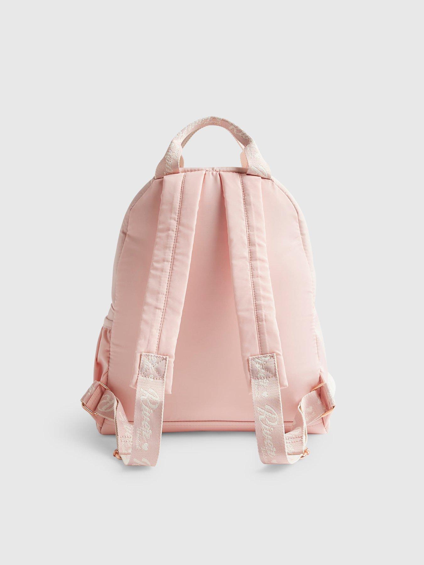 Image 3 of 5 of River Island Girls Ri Quilted Backpack - Pink