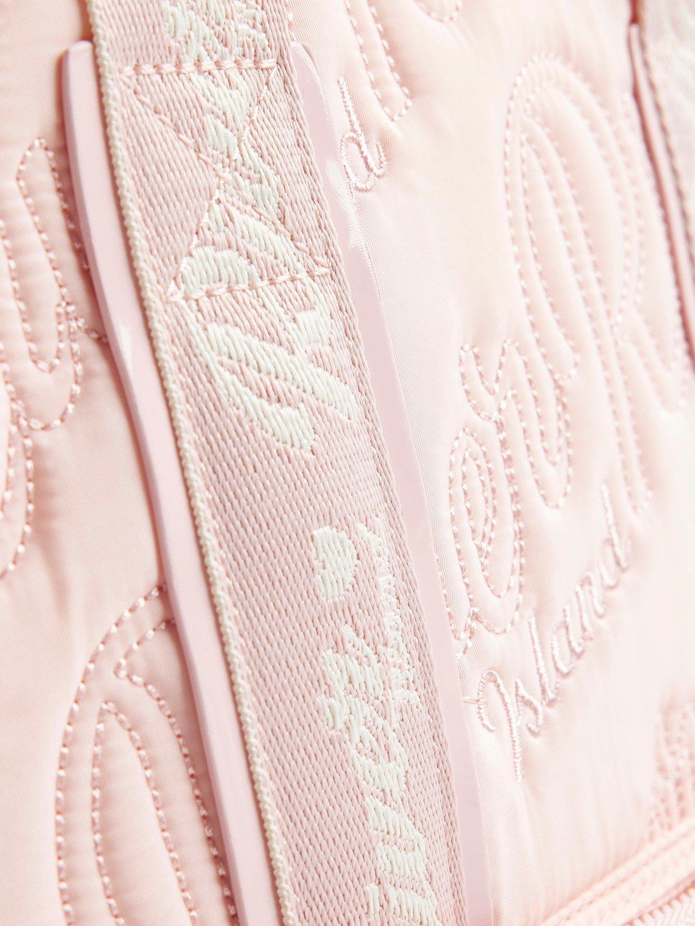 Image 5 of 5 of River Island Girls Ri Quilted Backpack - Pink