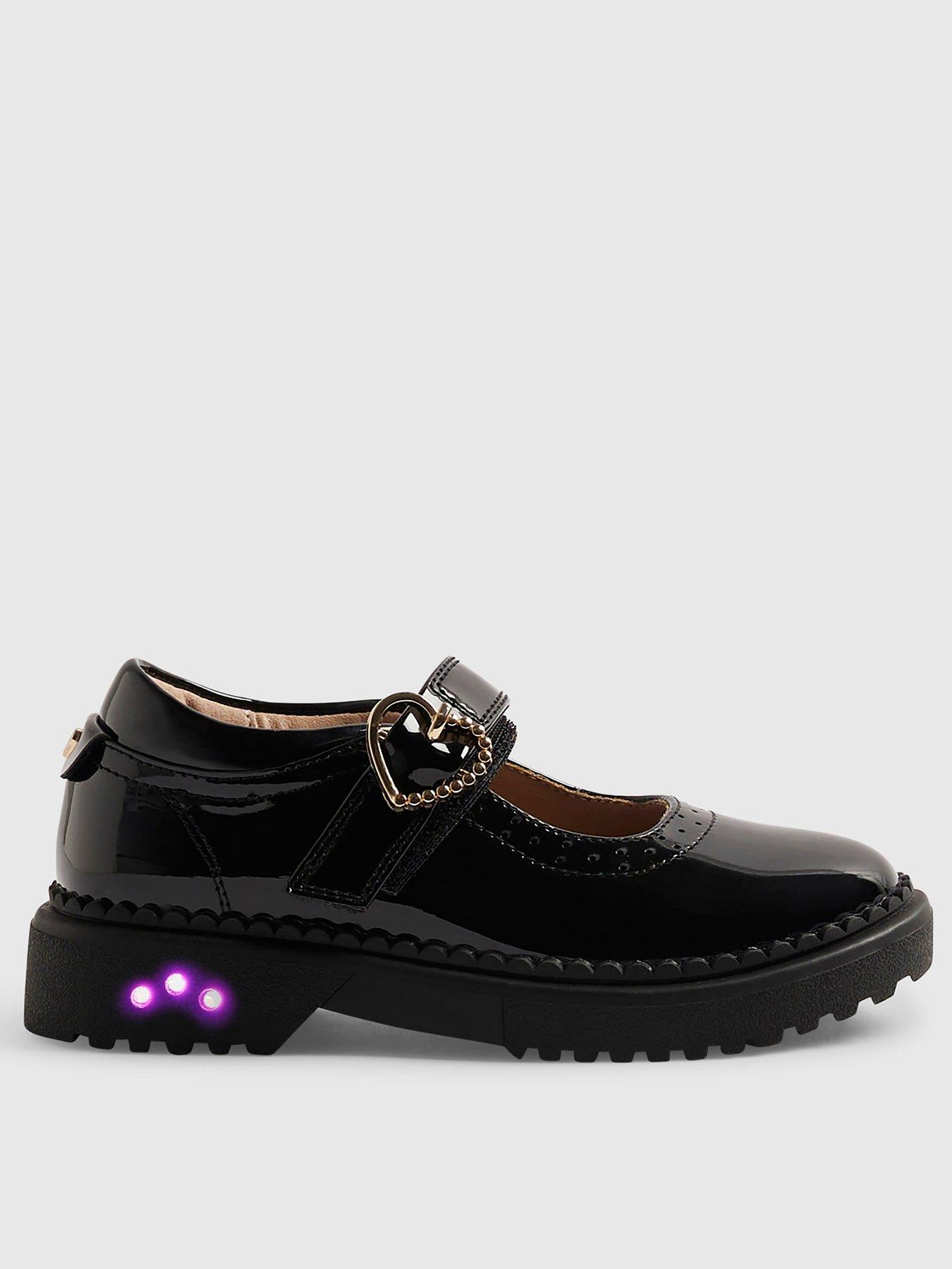River Island Mini Girls Light Up Shoes - Black