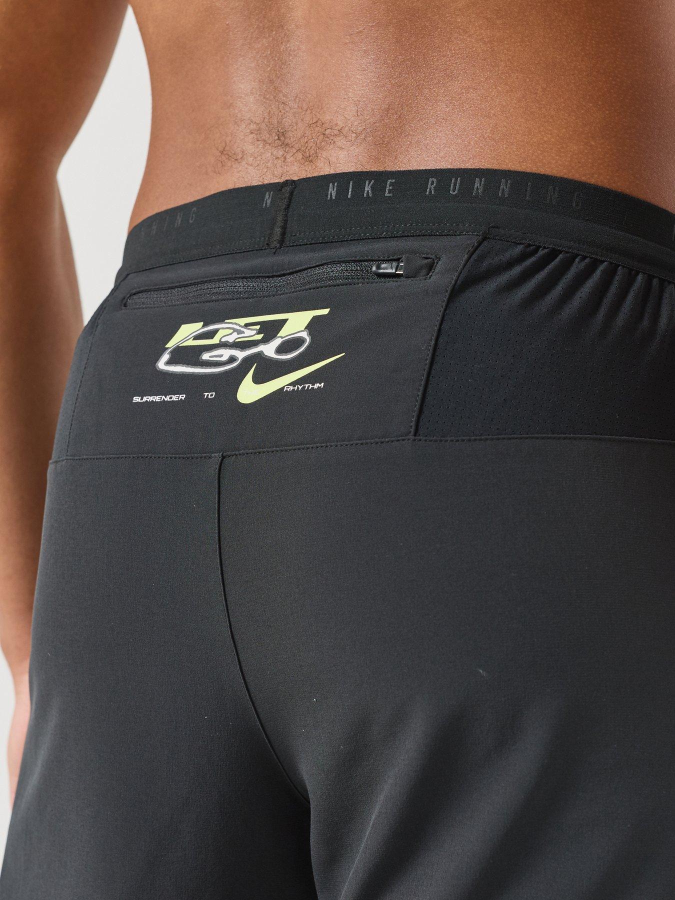 Image 5 of 6 of Nike Nike Mens Running Stride Let Go Dri-fit Woven Pants - Black