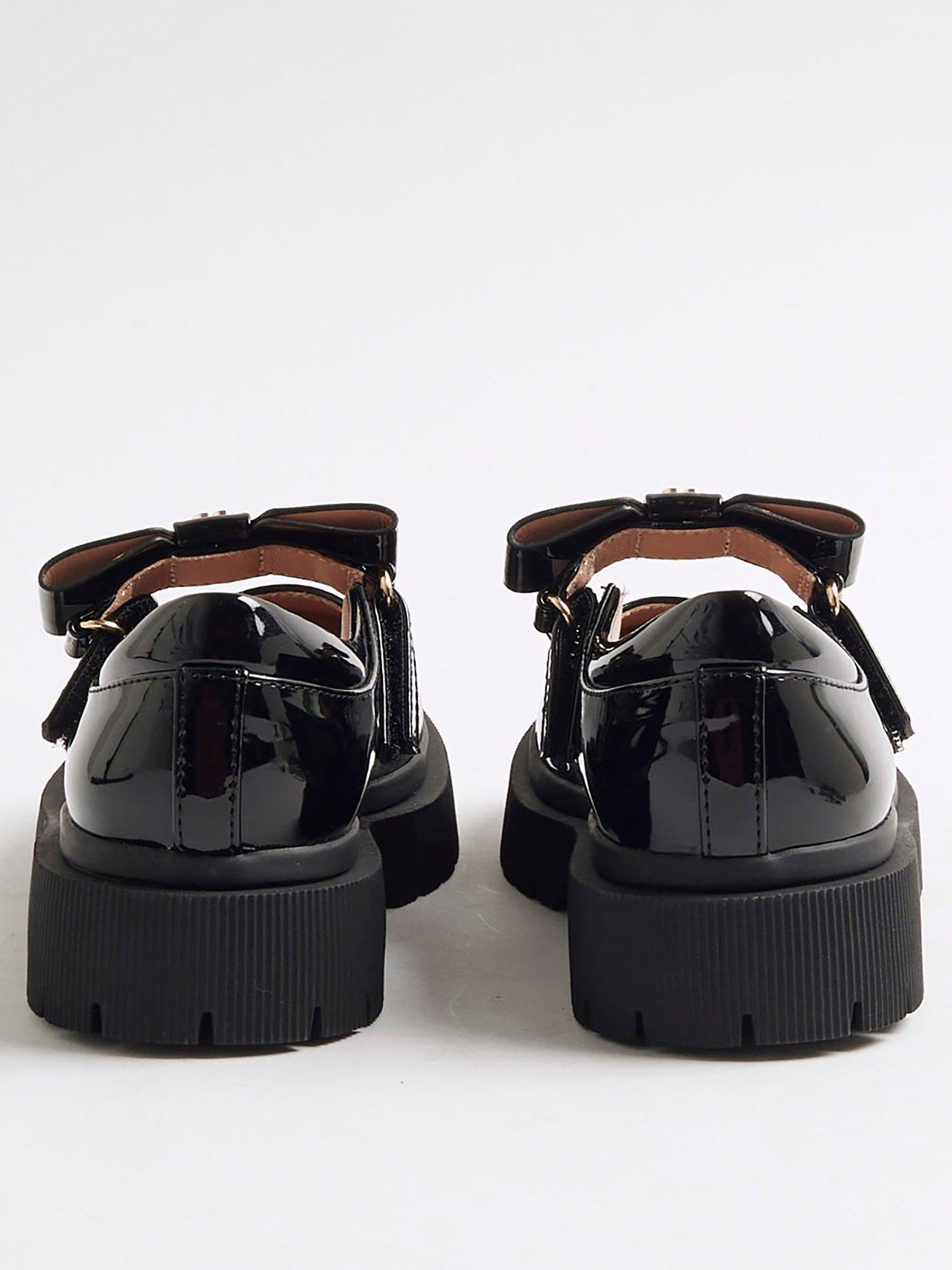 Image 2 of 4 of River Island Girls Interchangeable Mary Jane Shoes - Black