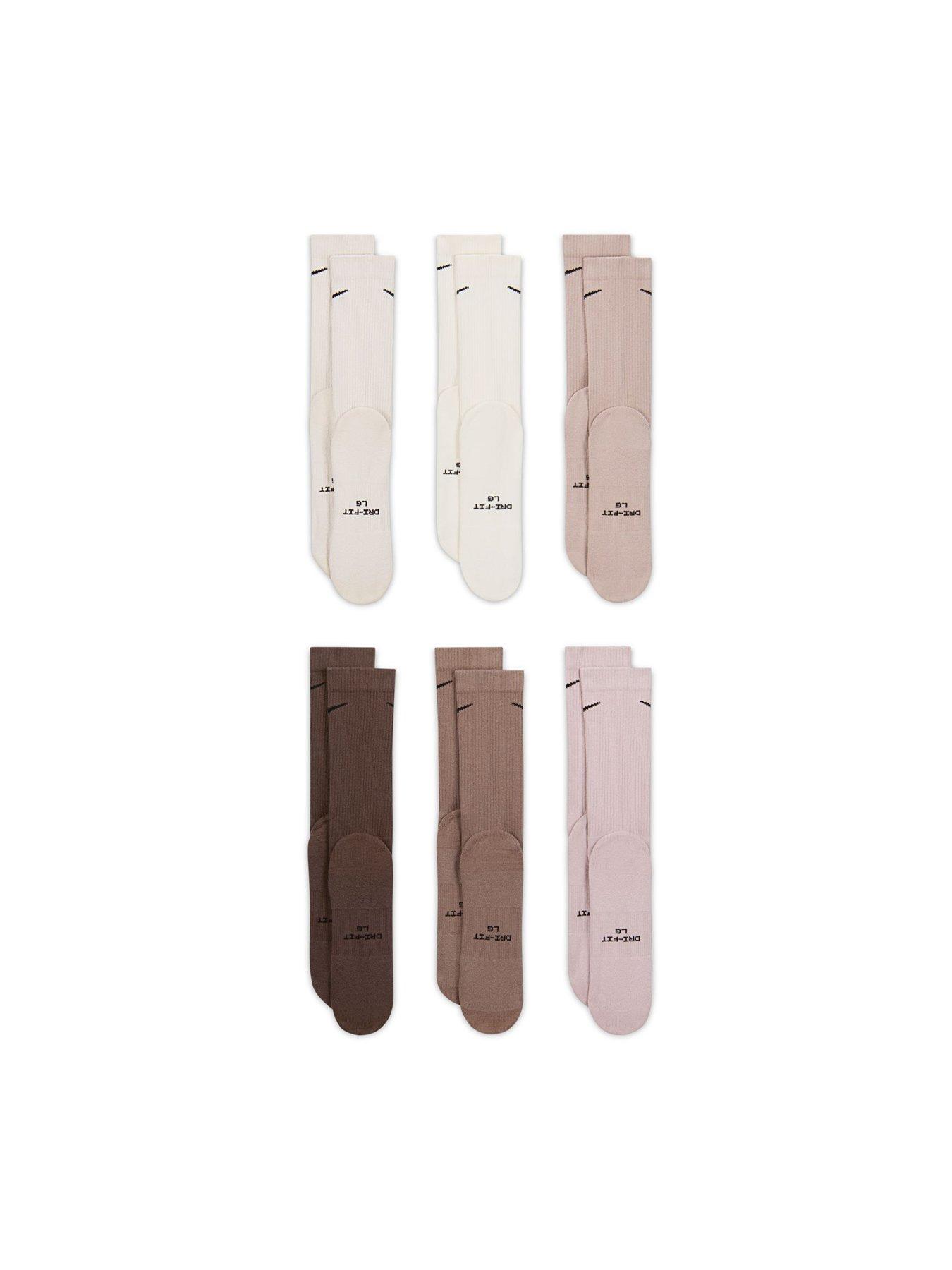 Image 3 of 4 of Nike Unisex Everyday Elevated&nbsp;6 Pack Crew Socks - Assorted