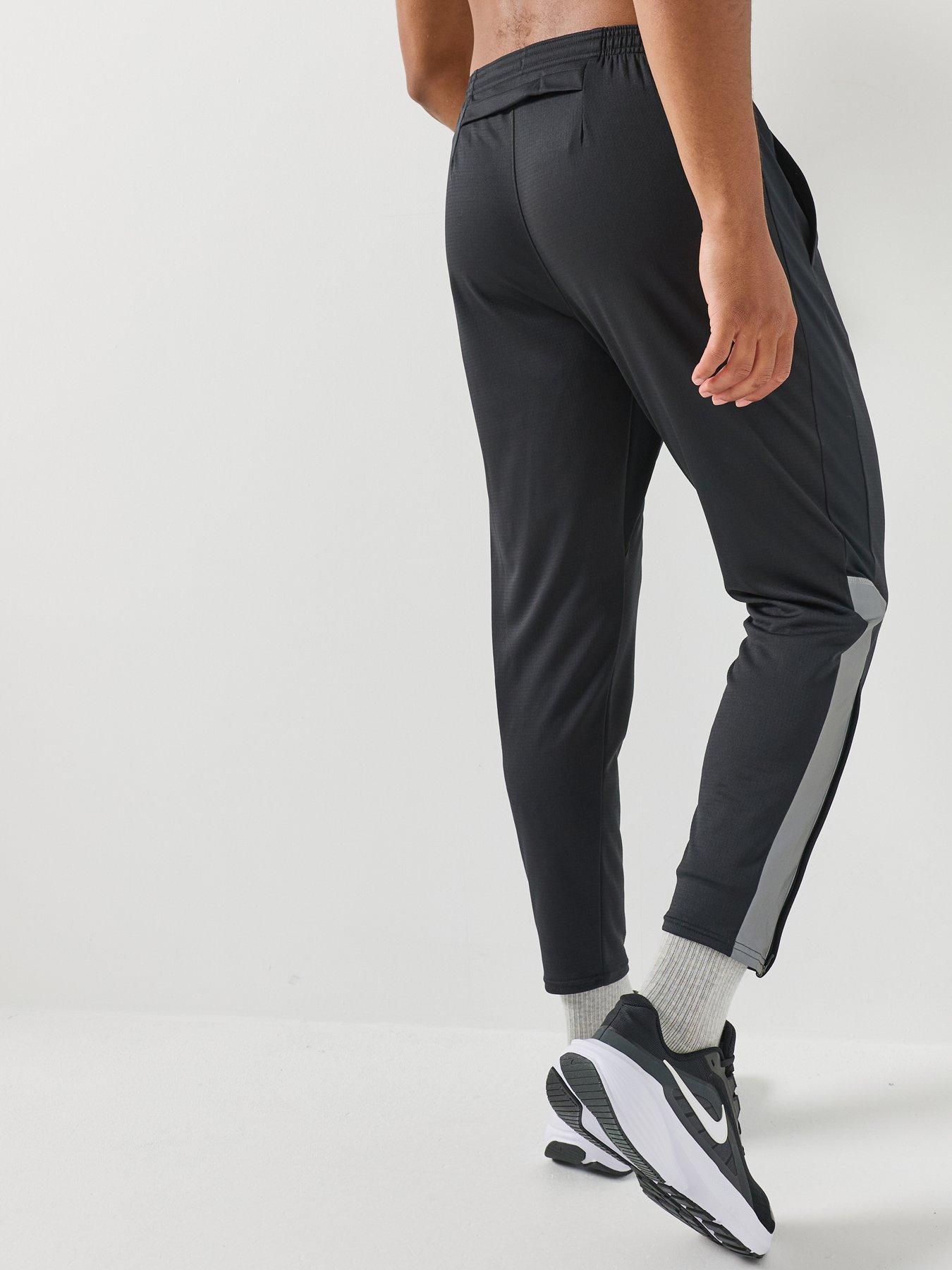 Image 2 of 5 of Nike Mens Miler Drawcord Waist Reflective Running Trousers - Black
