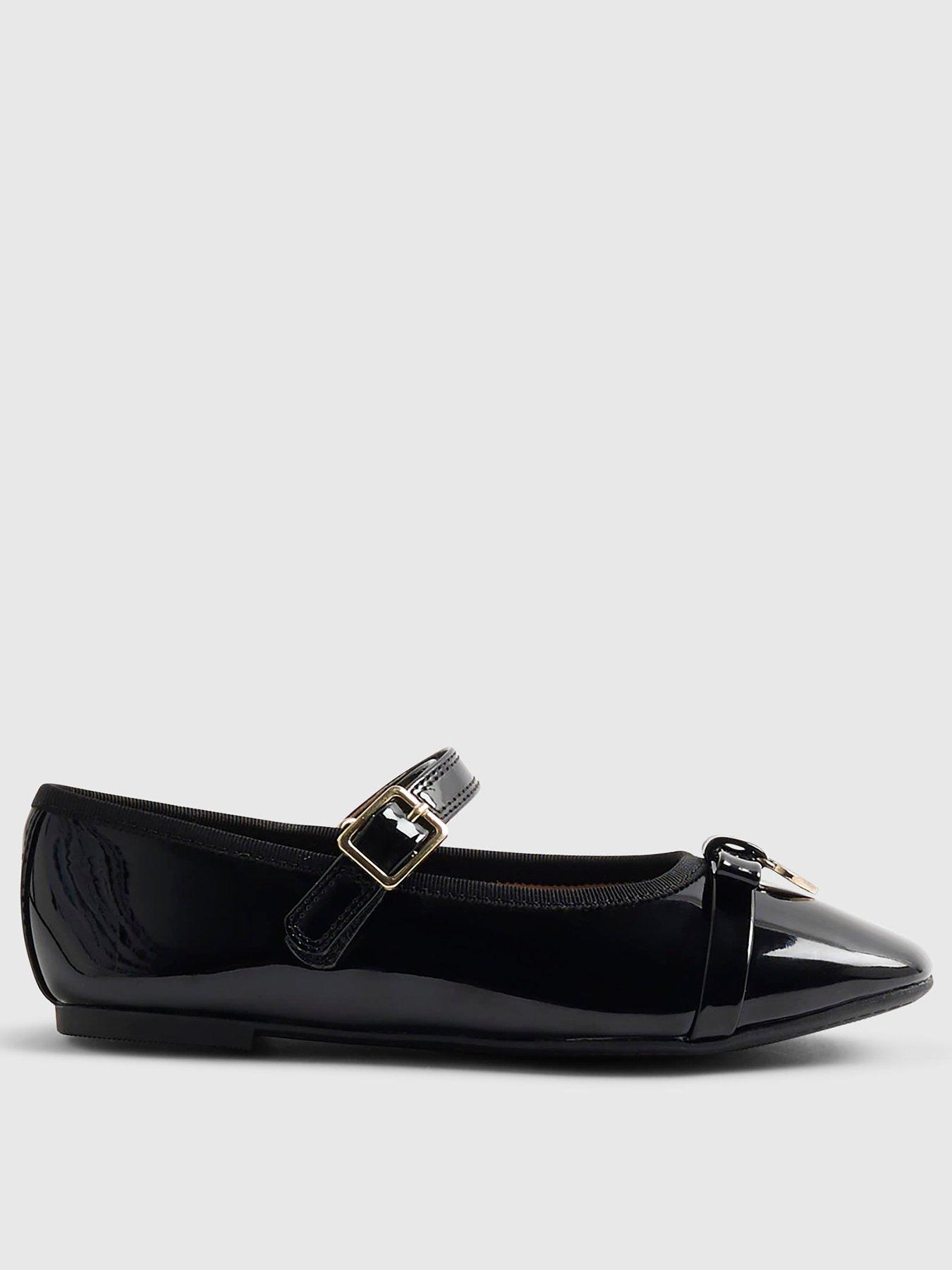 River Island Girls Ballet Shoes - Black