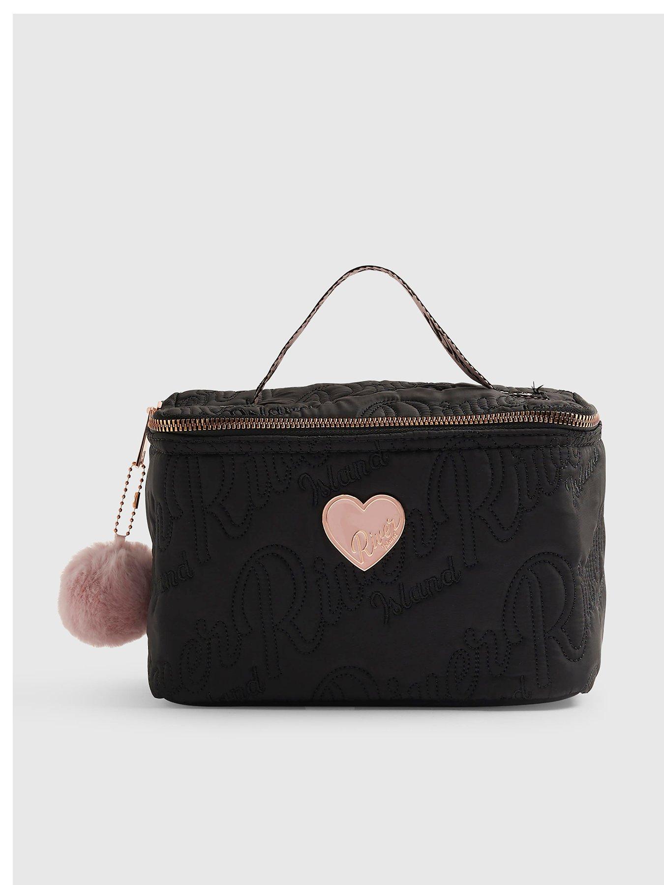 River Island Girls Nylon Ri Scripty Lunchbox - Black