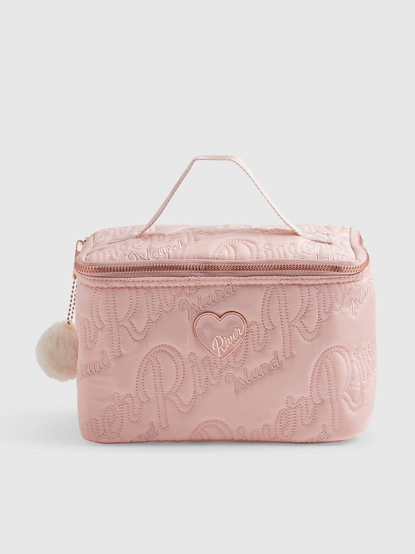 River Island Girls Nylon Ri Scripty Lunchbox - Pink