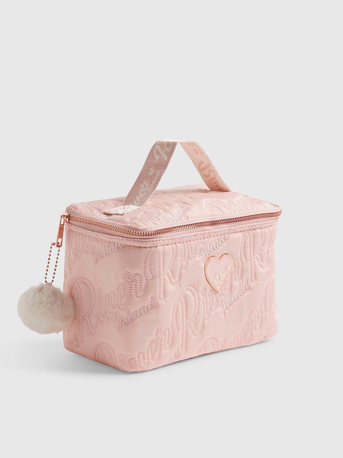 Image 2 of 5 of River Island Girls Nylon Ri Scripty Lunchbox - Pink
