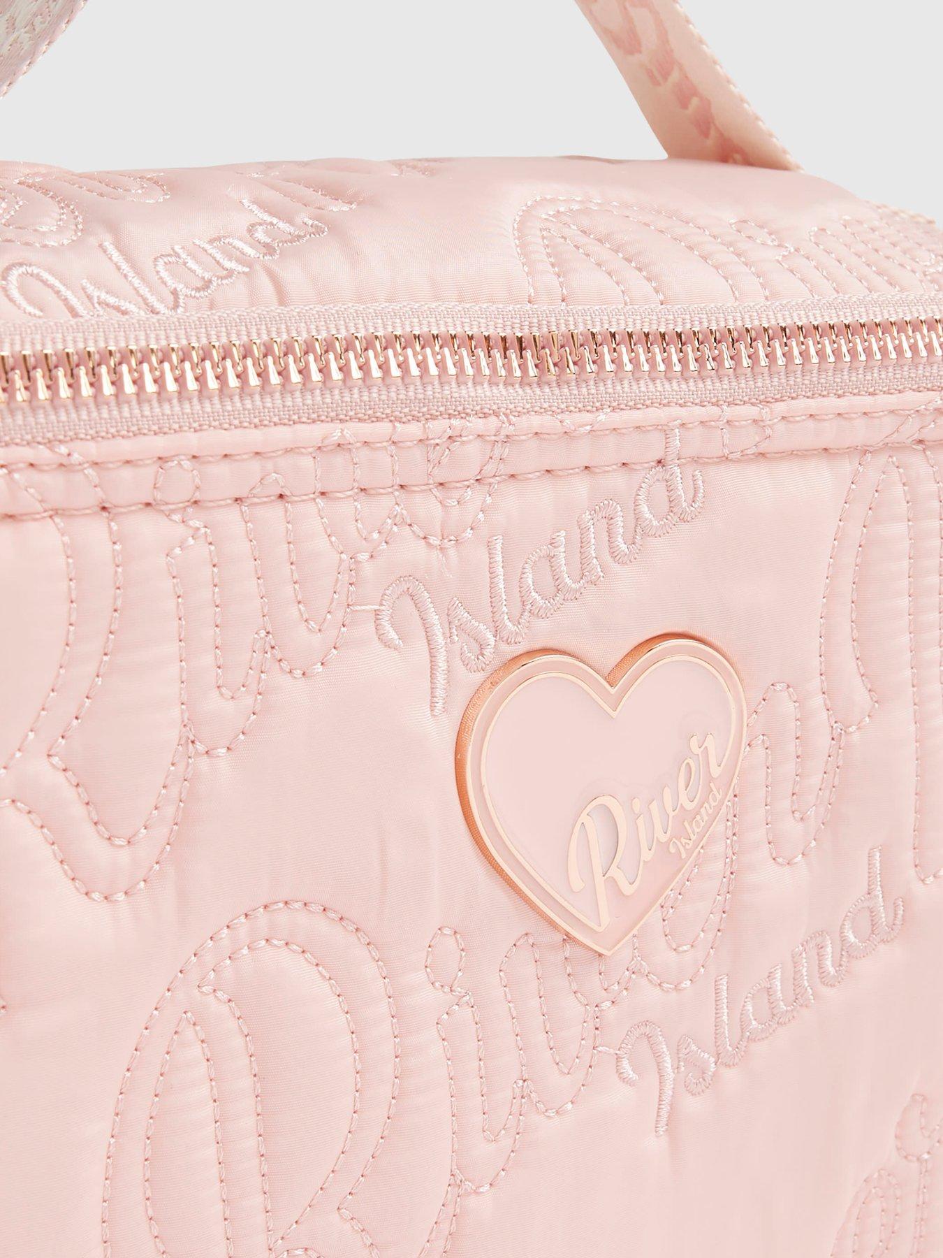 Image 5 of 5 of River Island Girls Nylon Ri Scripty Lunchbox - Pink