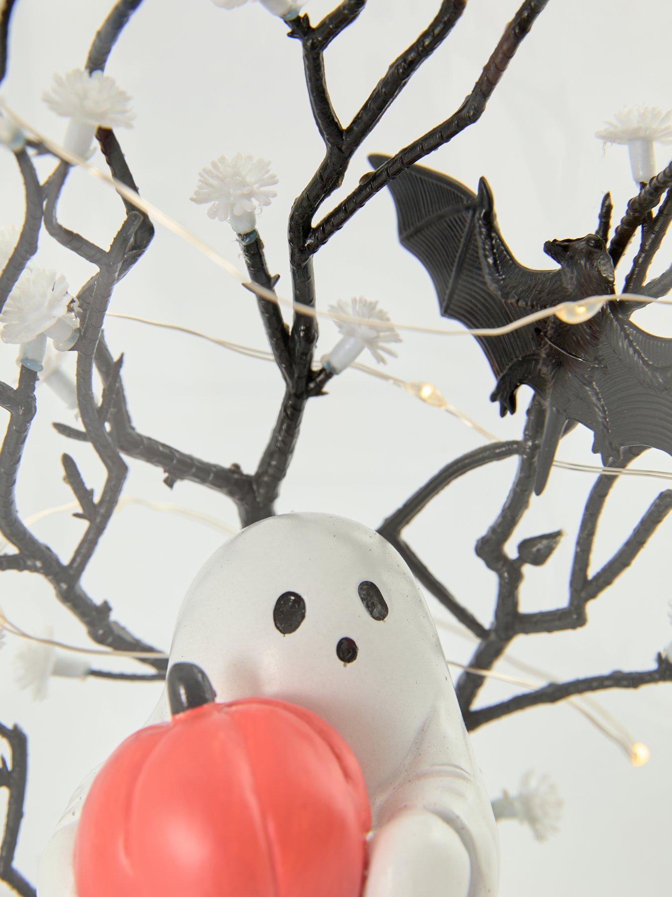 Image 7 of 7 of The Very Collection Lit&nbsp;Halloween Cloche Decoration with Ghost Scene