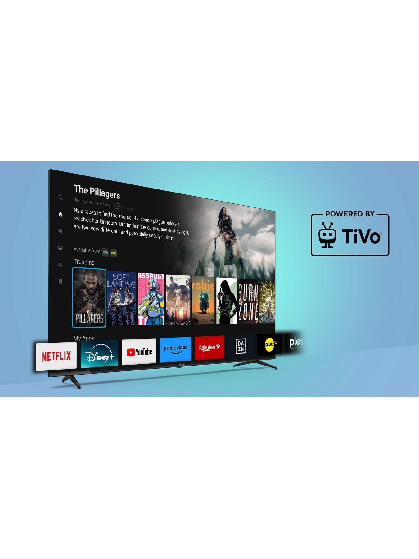 Image 2 of 7 of Sharp HM5245K 55-inch 4K Ultra HD QLED Smart TV with Freely- 4T-C55HM5245KB