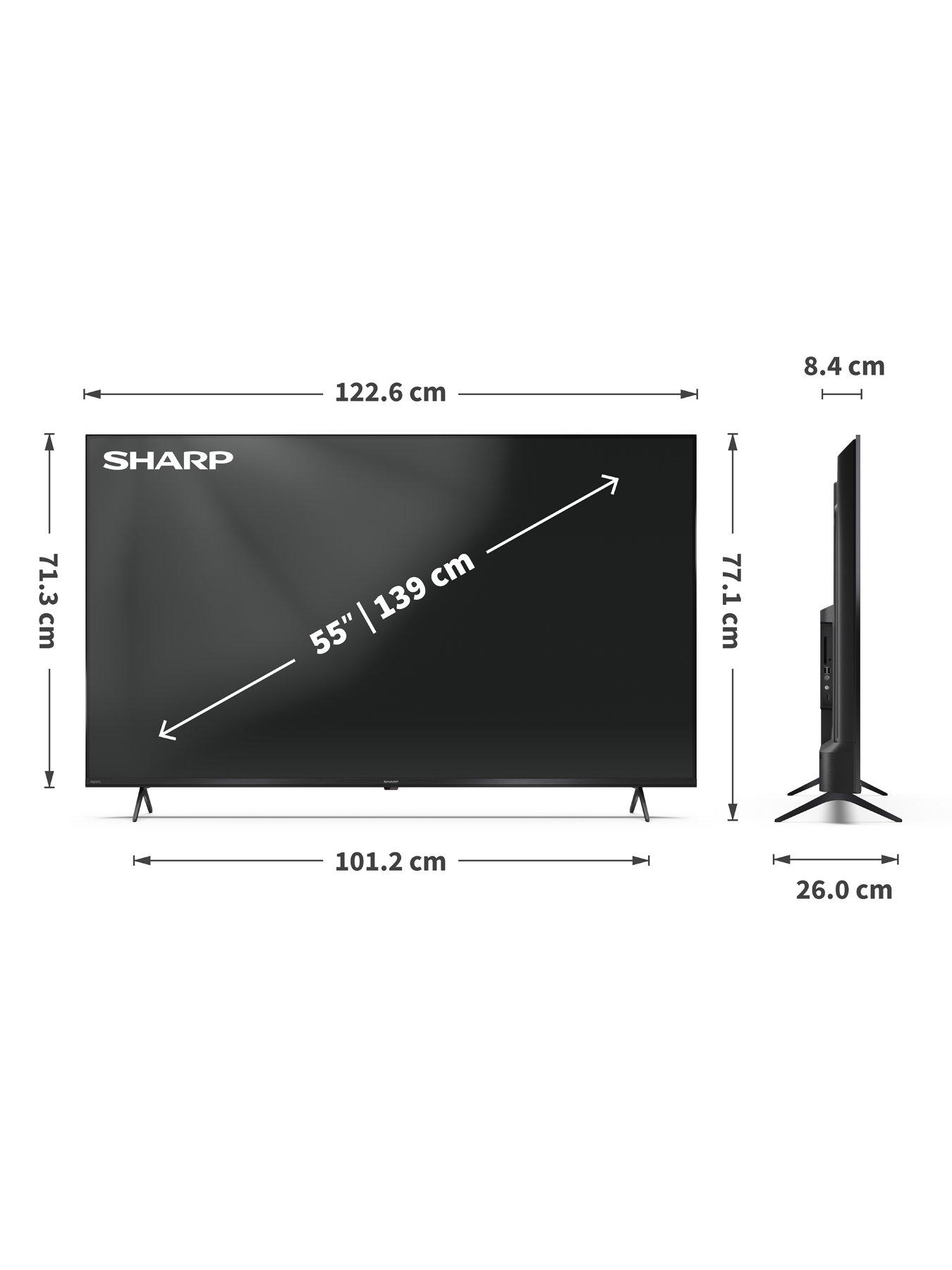 Image 7 of 7 of Sharp HM5245K 55-inch 4K Ultra HD QLED Smart TV with Freely- 4T-C55HM5245KB