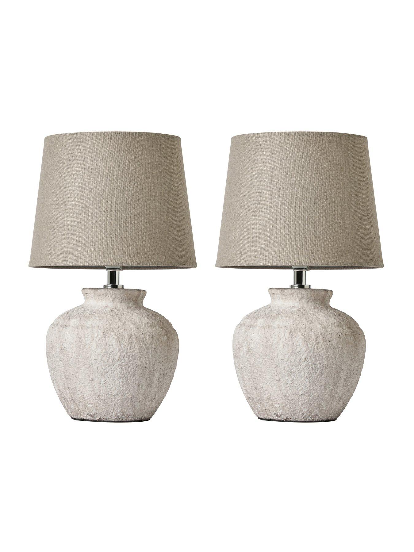 Image 5 of 6 of The Very Collection Rico Ceramic Table Lamps - Set of 2