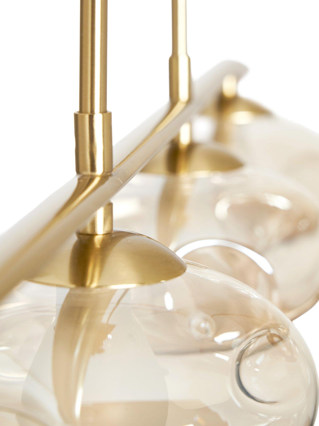 Image 6 of 7 of The Very Collection Champagne Glass 4 Light Adjustable Diner Light