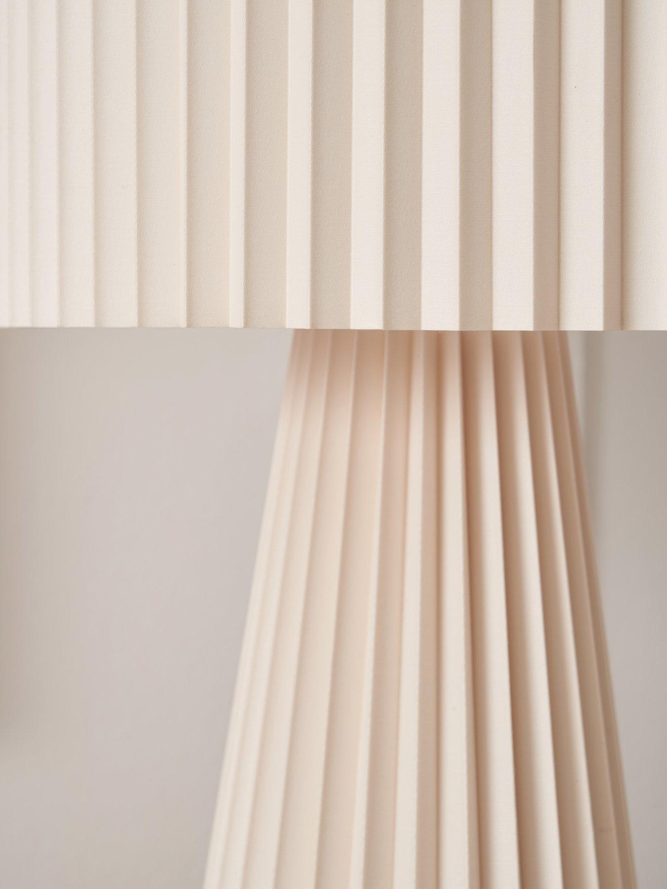 Image 4 of 7 of The Very Collection Pleated Table Lamp