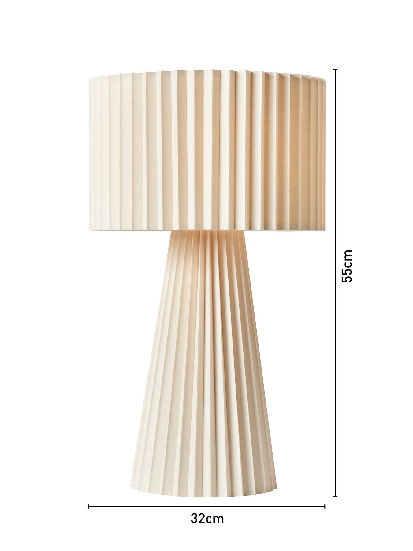Image 7 of 7 of The Very Collection Pleated Table Lamp