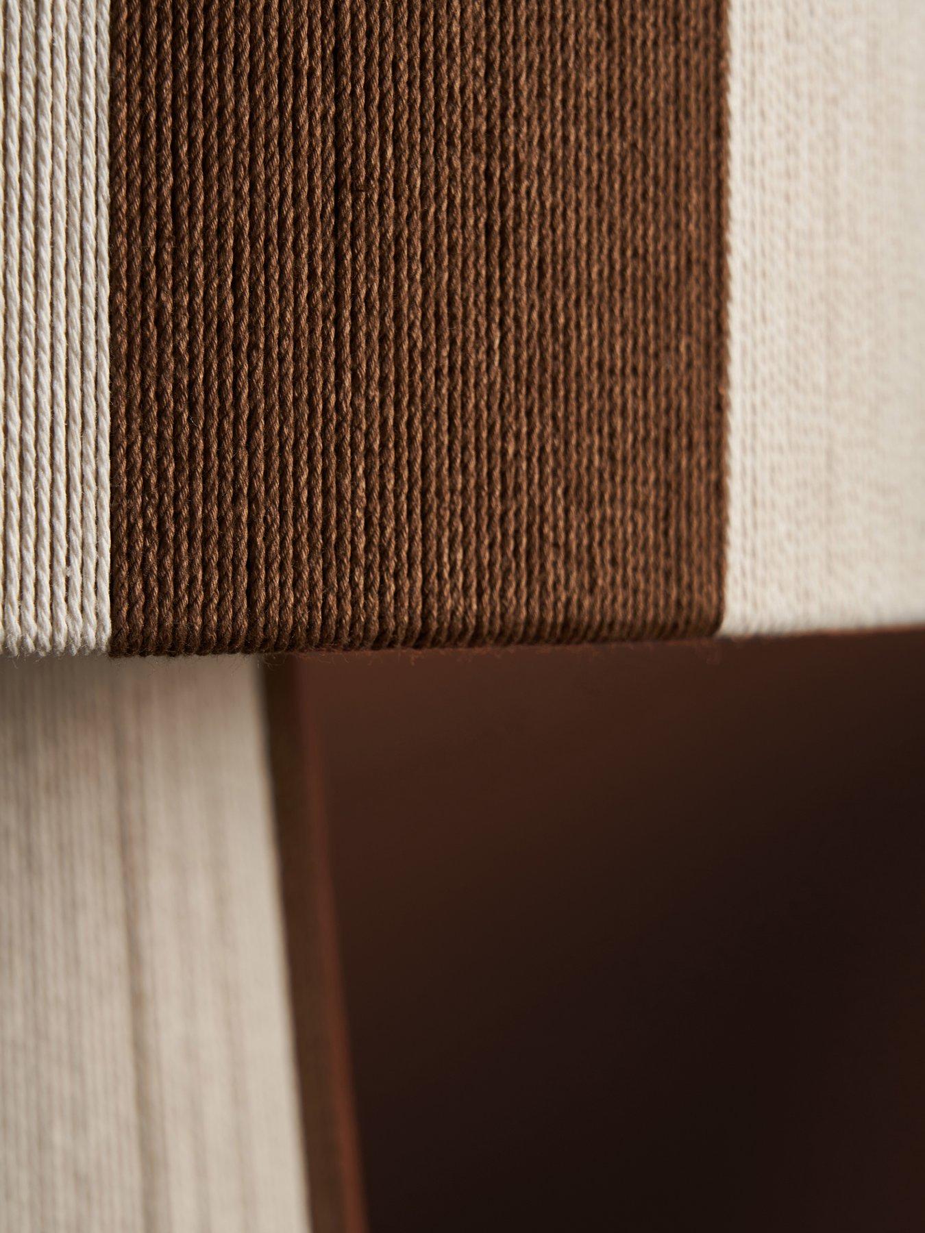 Image 4 of 7 of The Very Collection Striped String Table Lamp