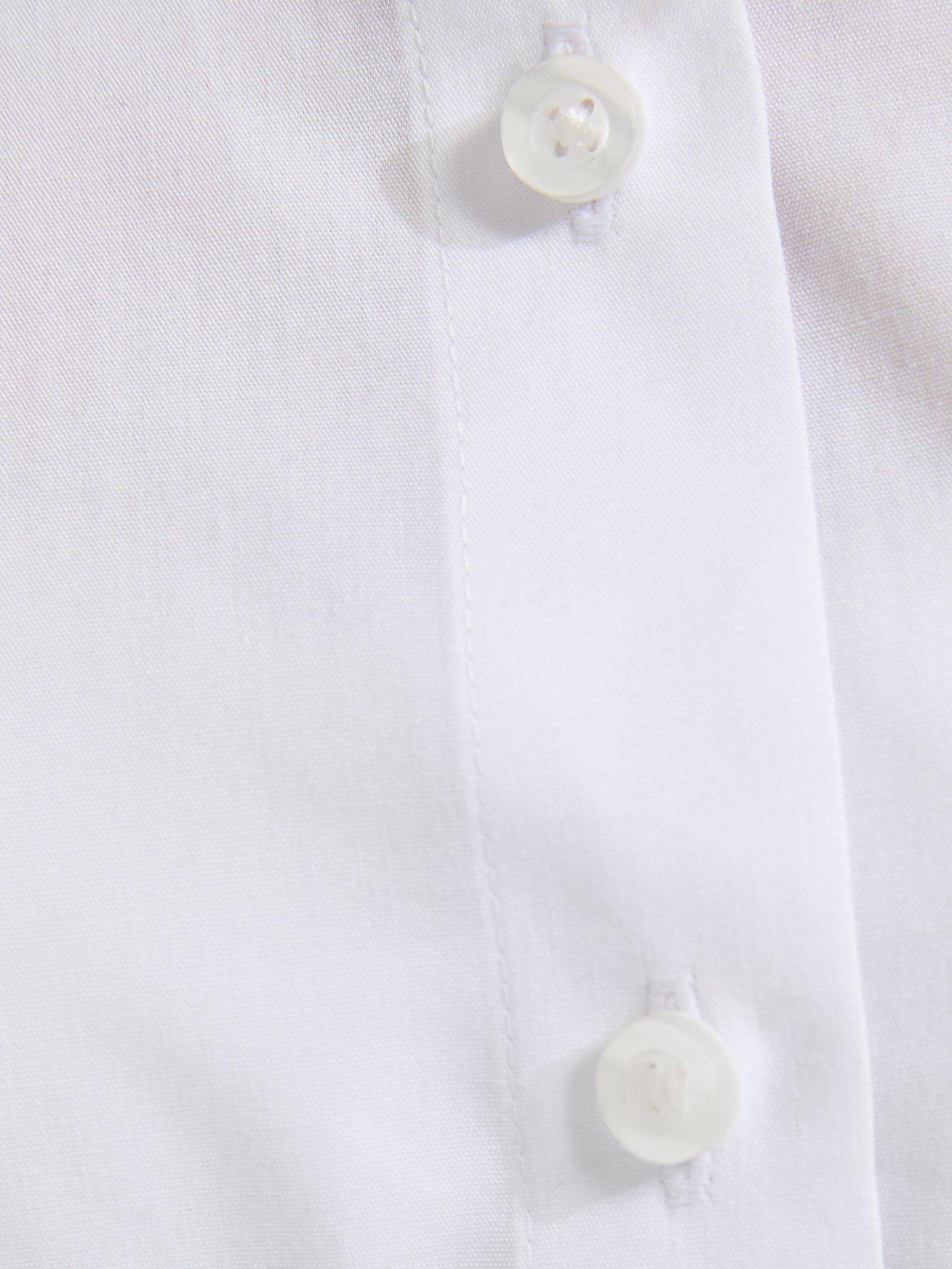 Image 5 of 6 of New Look 915 Girls&nbsp;Pack Of 2 Slim Fit Short Sleeve Shirts - White
