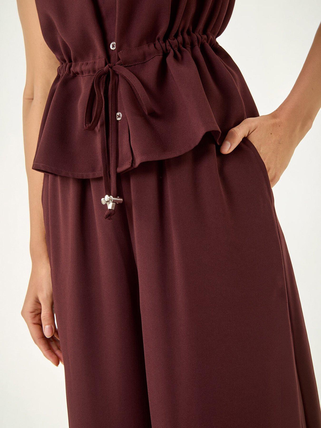 Image 5 of 5 of Roman Crepe Elasticated Waist Trouser