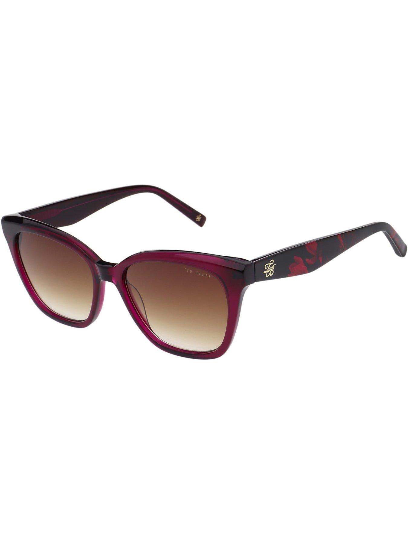 stillFront image of ted-baker-lina-sunglasses-red