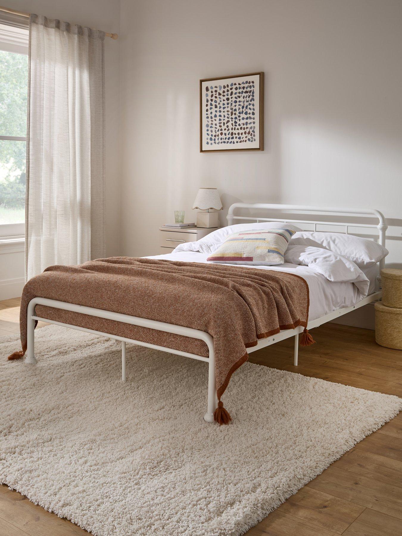 Image 1 of 7 of The Very Collection Georgie Metal Small Double Bedframe