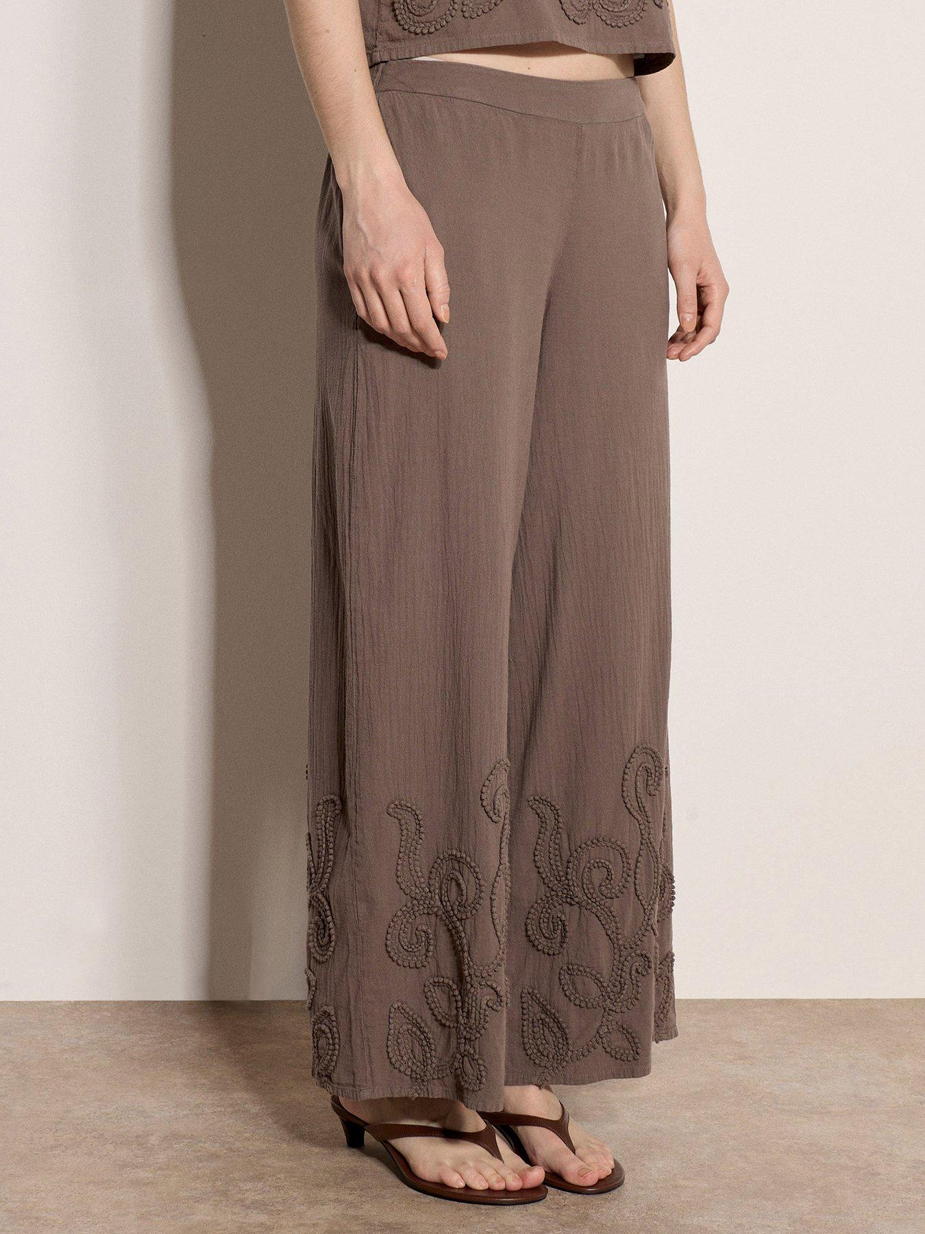 Apricot Apricot Cornelli Border Trouser