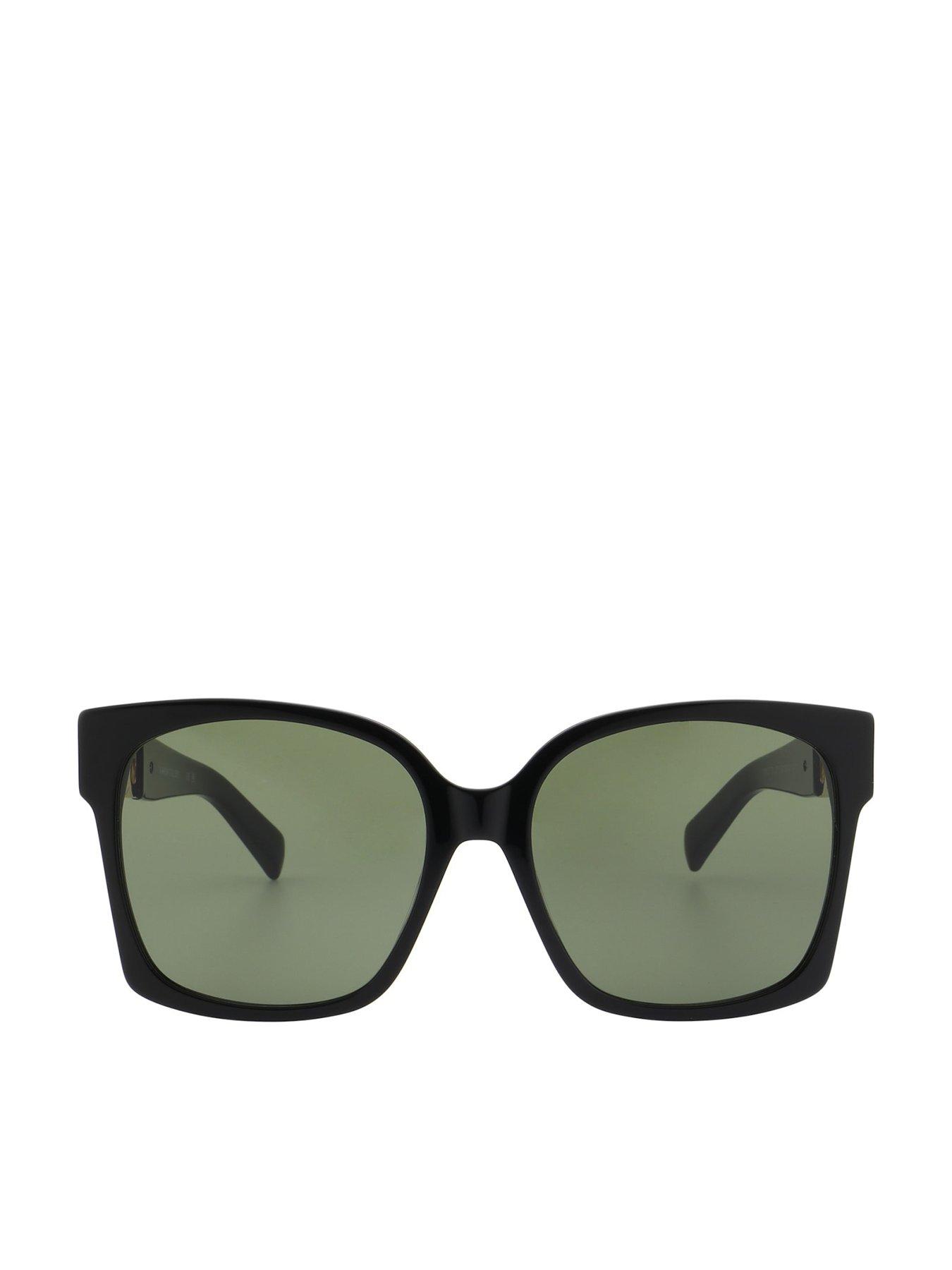 Image 1 of 3 of Karen Millen Oversized Square Sunglasses - Black