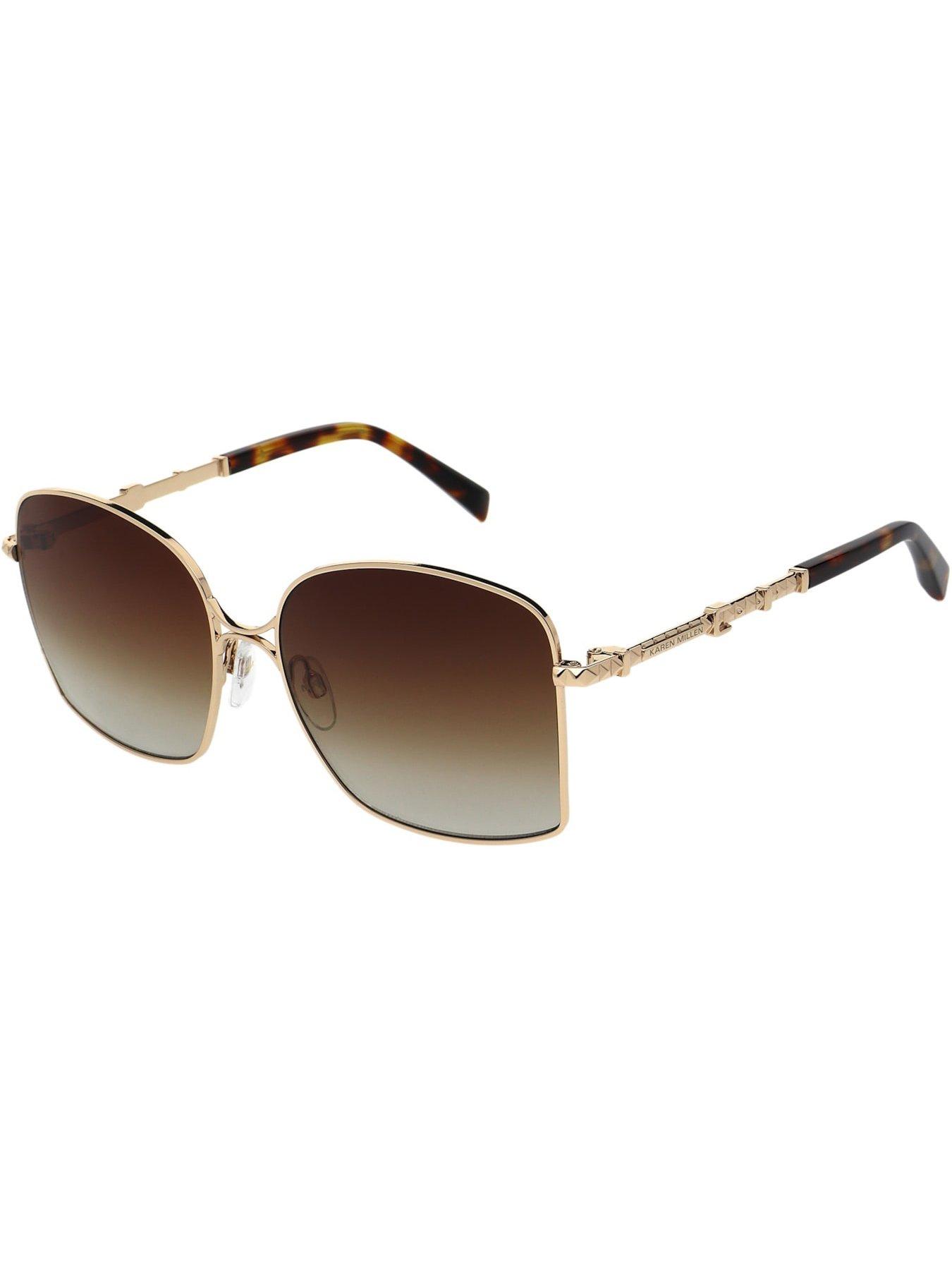  image of karen-millen-sunglasses-gold