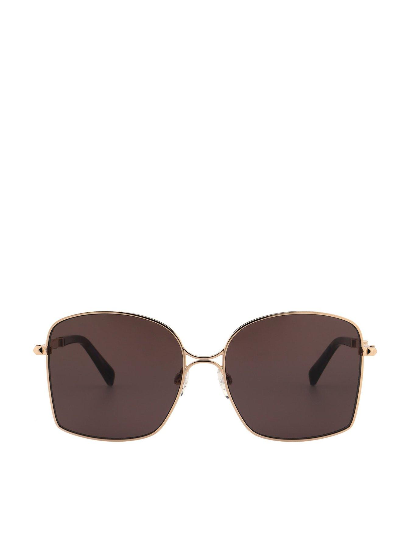 karen-millen-square-sunglasses-red
