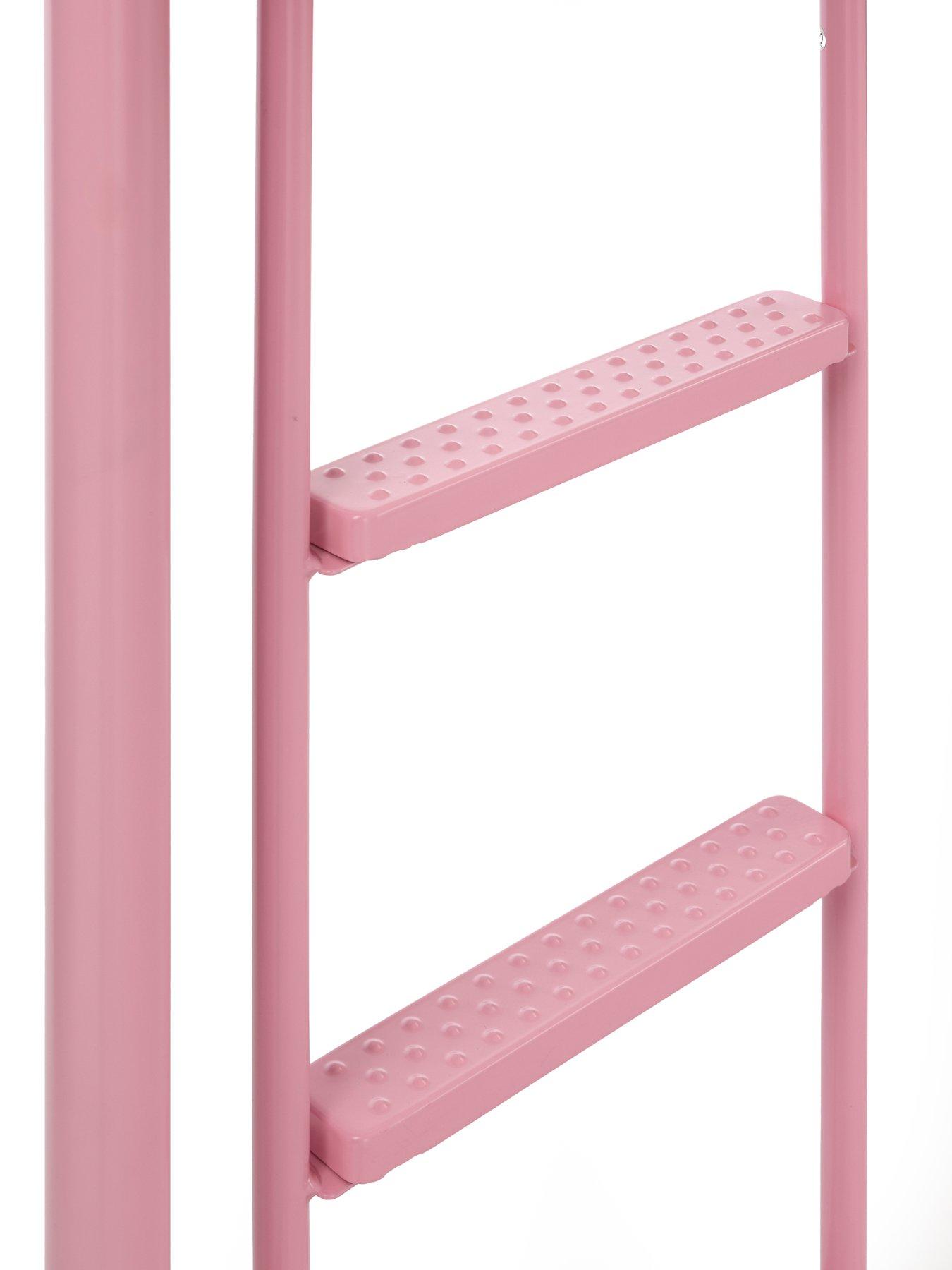 Image 5 of 7 of The Very Collection Domino Bunk Bunk Frame with Mattress Options (Buy &amp; SAVE!) - Pink