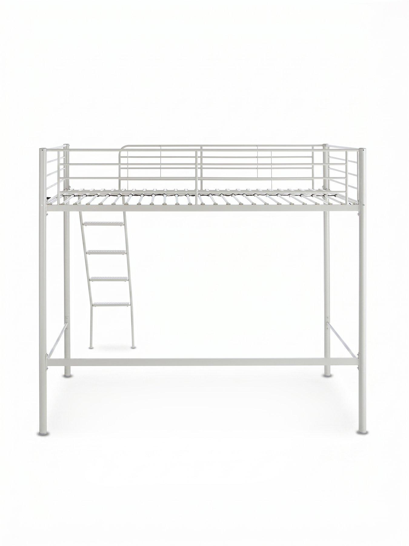 Image 4 of 7 of The Very Collection Domino High Sleeper Bed Frame with Mattress Options (Buy &amp; SAVE!) - Grey
