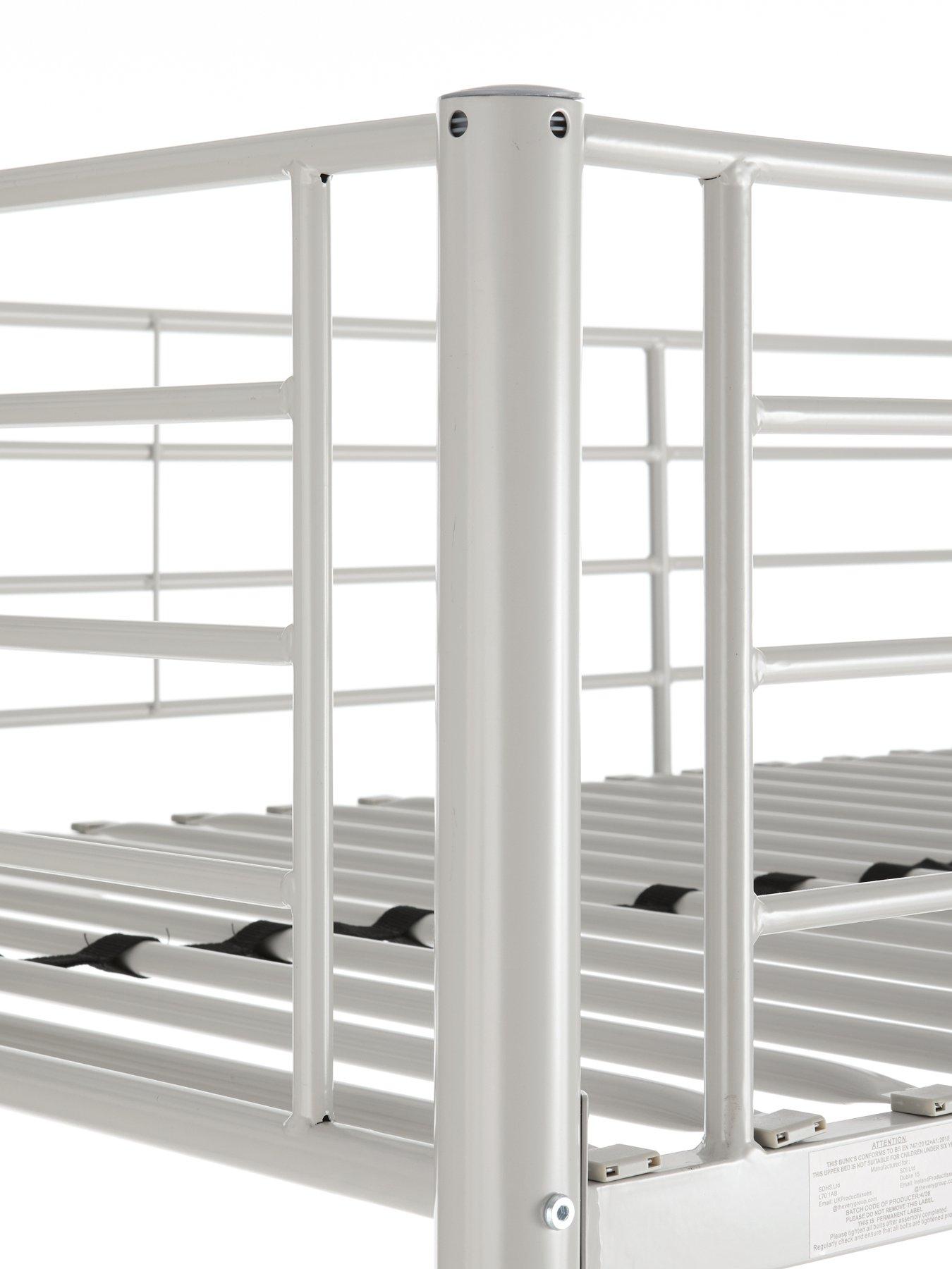 Image 6 of 7 of The Very Collection Domino High Sleeper Bed Frame with Mattress Options (Buy &amp; SAVE!) - Grey