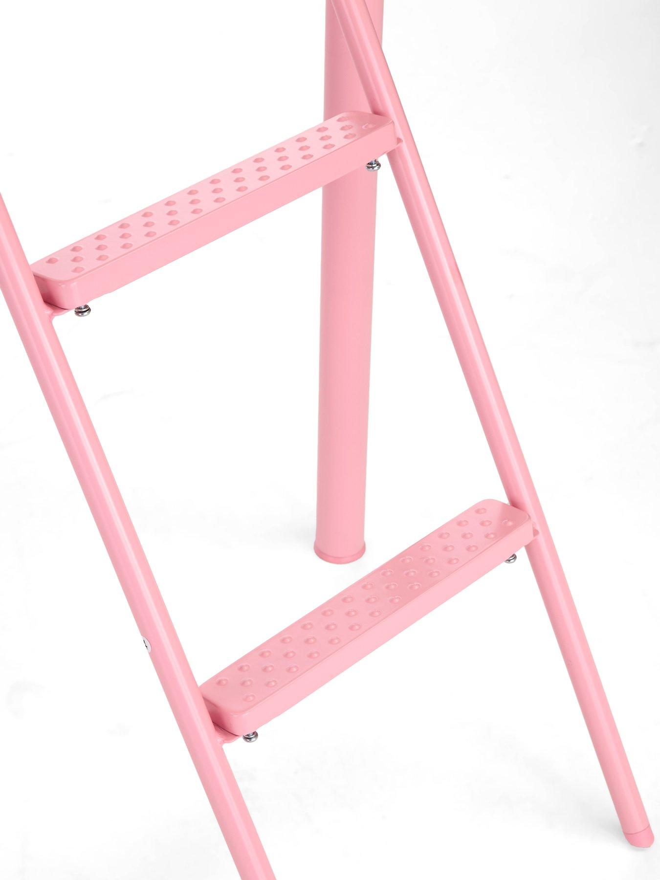 Image 5 of 7 of The Very Collection Domino Mid Sleeper Bed Frame with Mattress Options (Buy &amp; SAVE!) - Pink