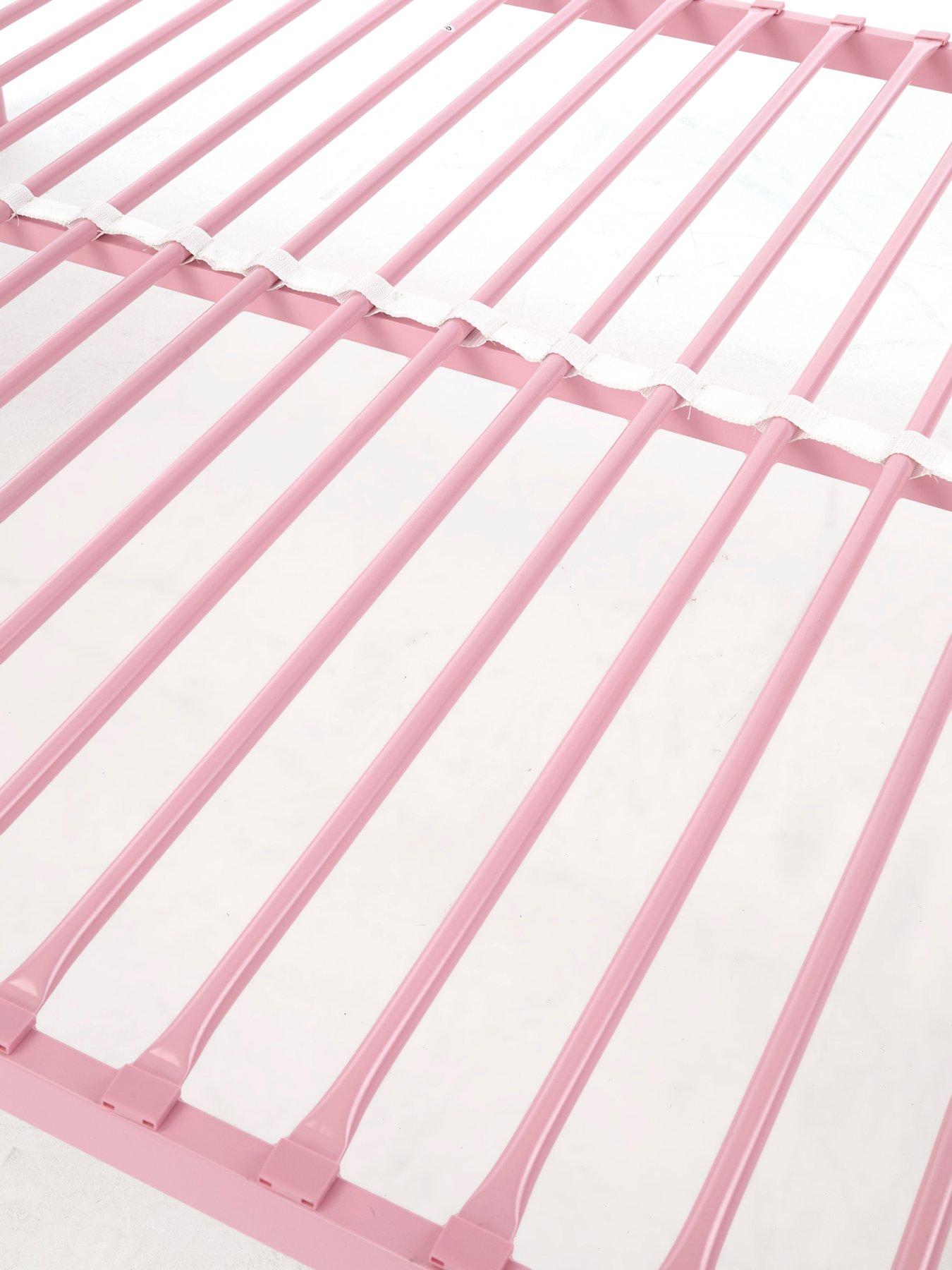 Image 6 of 7 of The Very Collection Domino Mid Sleeper Bed Frame with Mattress Options (Buy &amp; SAVE!) - Pink