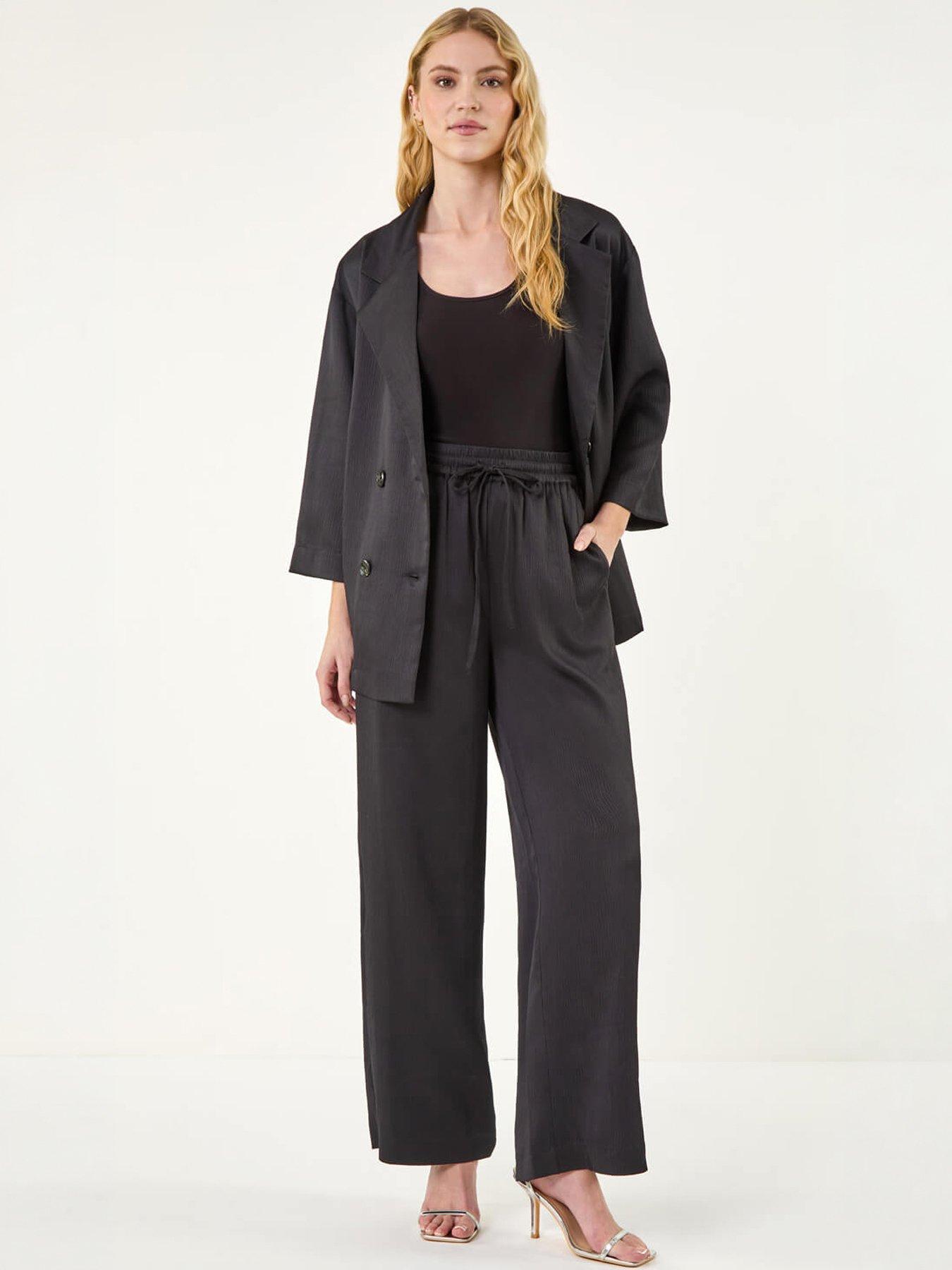 Image 5 of 5 of Roman Textured Wide Leg Trouser