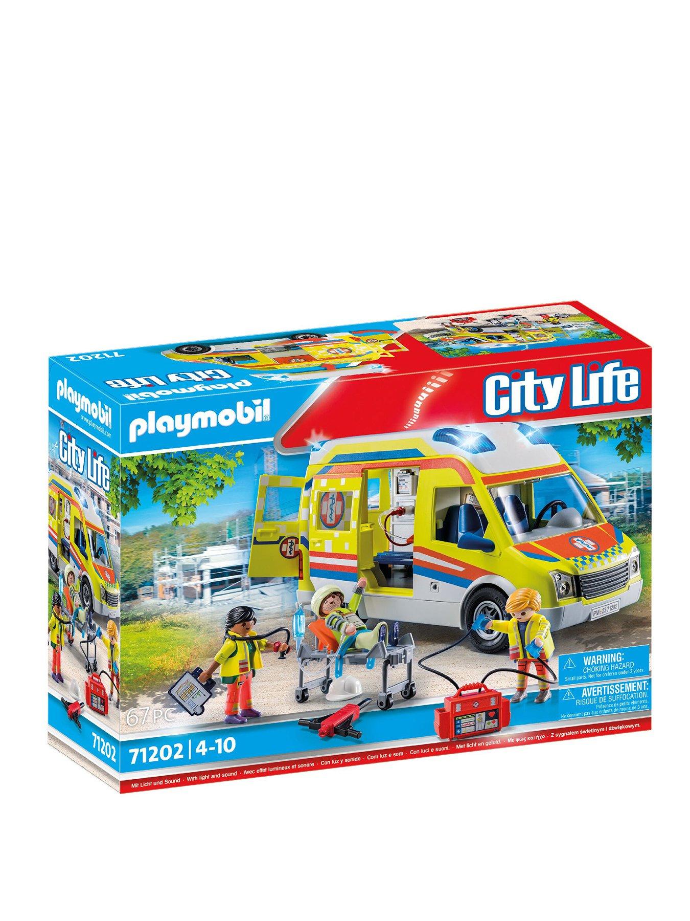 Image 1 of 5 of Playmobil Ambulance with Lights 71202